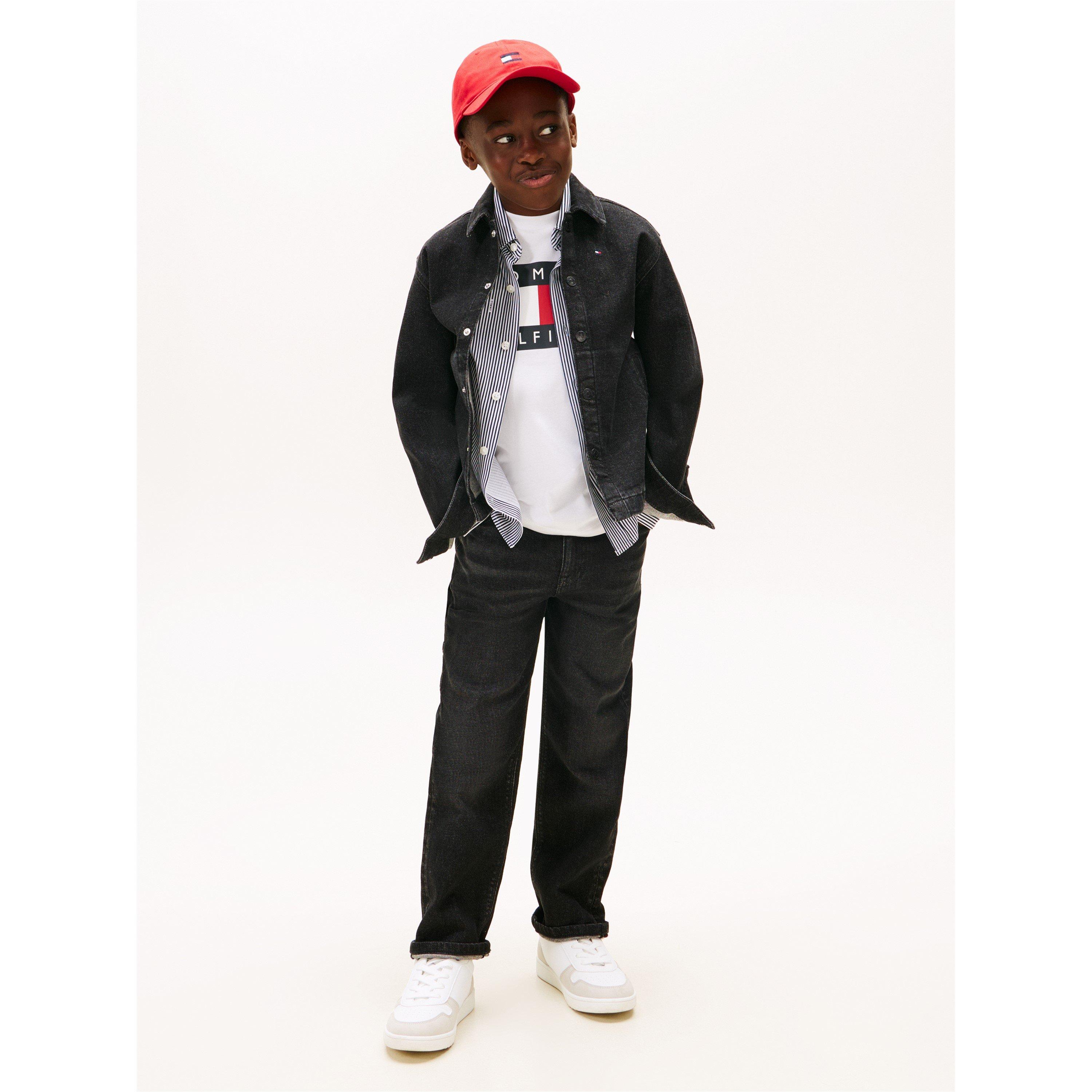 Black Denim 1BY - Tommy Hilfiger - Tommy Relaxed Jeans Jn61 - 4