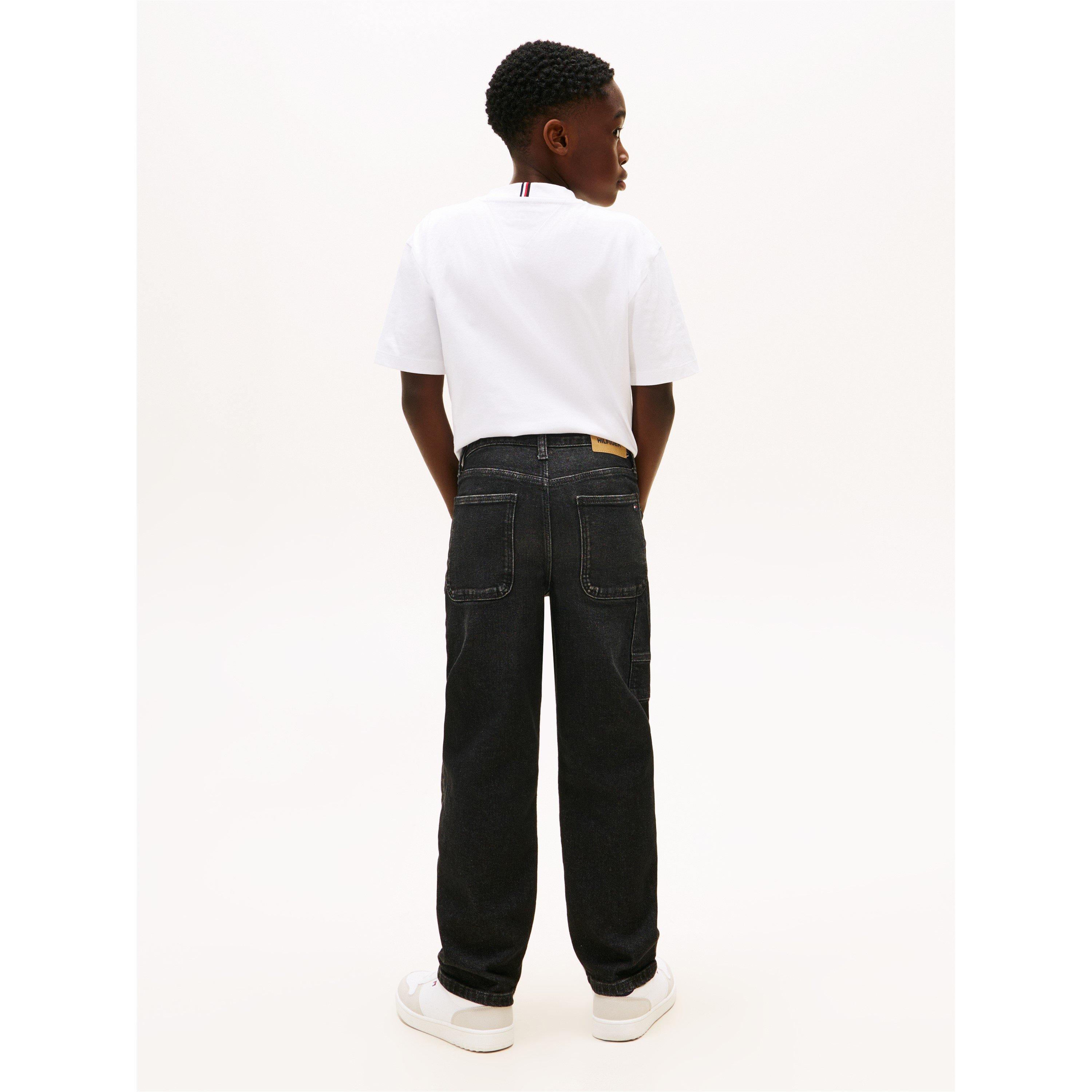 Black Denim 1BY - Tommy Hilfiger - Tommy Relaxed Jeans Jn61 - 6