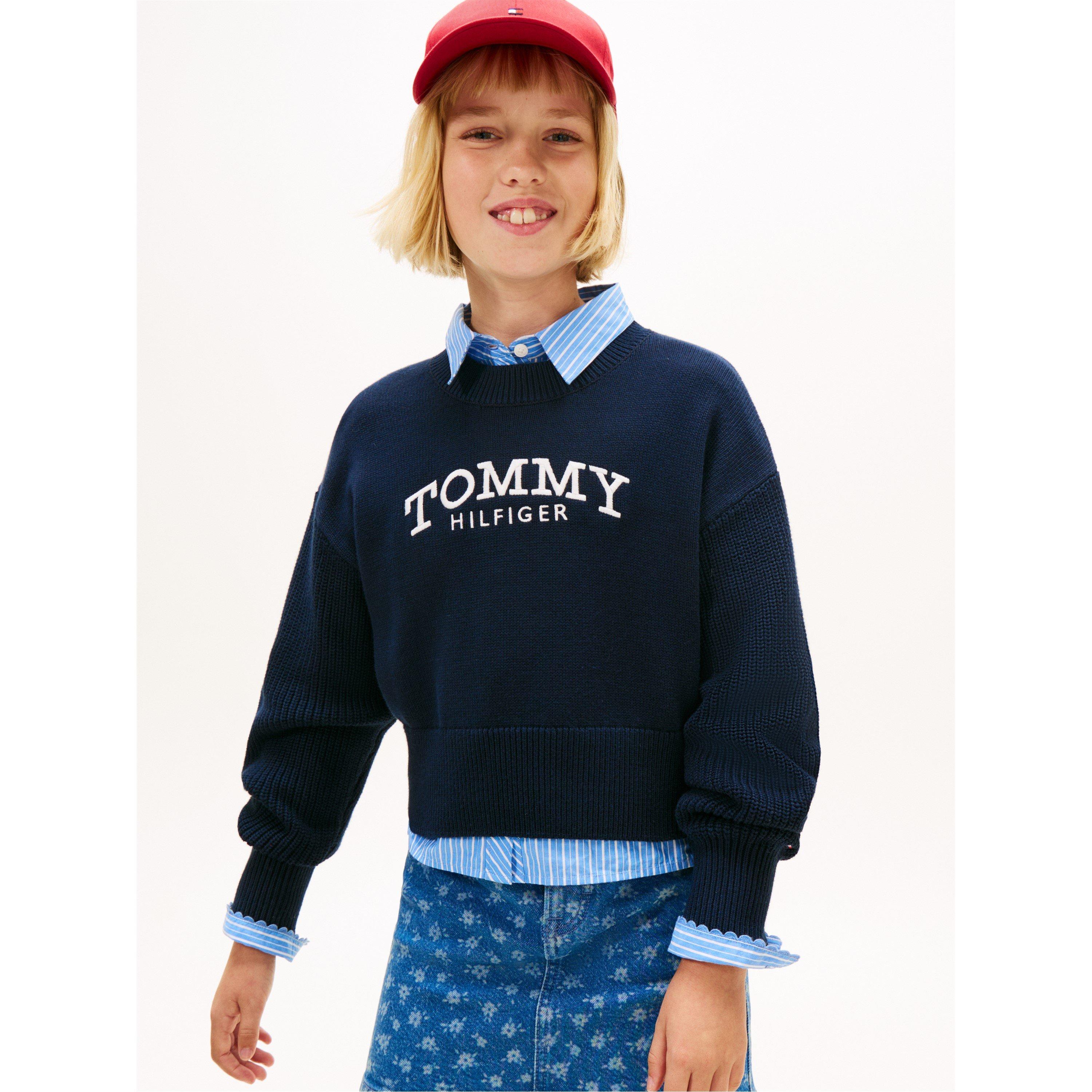 Night Navy C1G - Tommy Hilfiger - Tommy Knit Jumper Jn61 - 2
