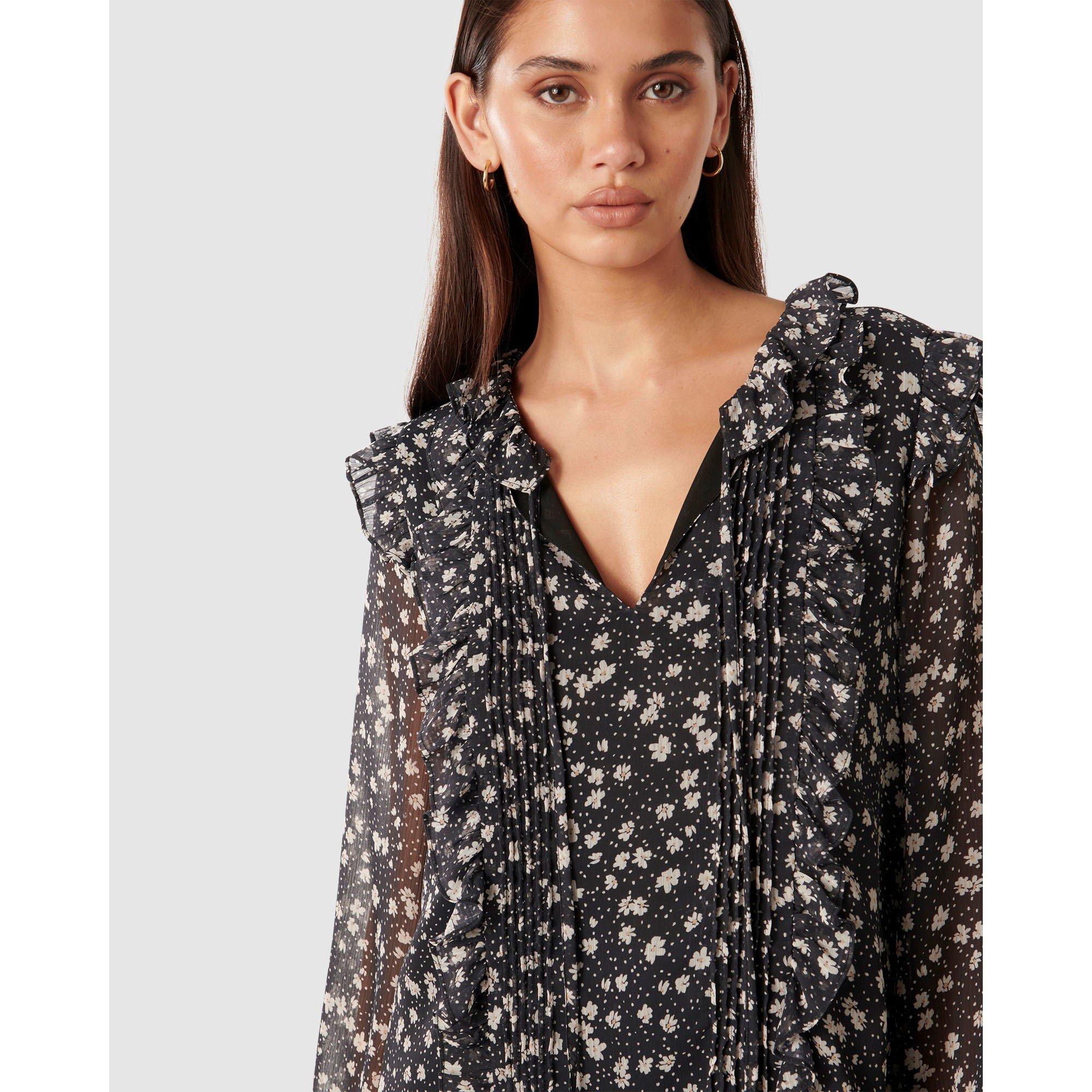 Parchment - Forever New - Cody Ruffle Pintuck Blouse - 3