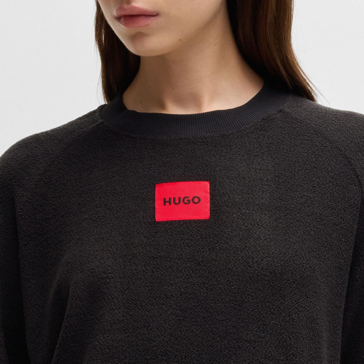 Black - Hugo - Snoozie Lounge Sweatshirt - 3