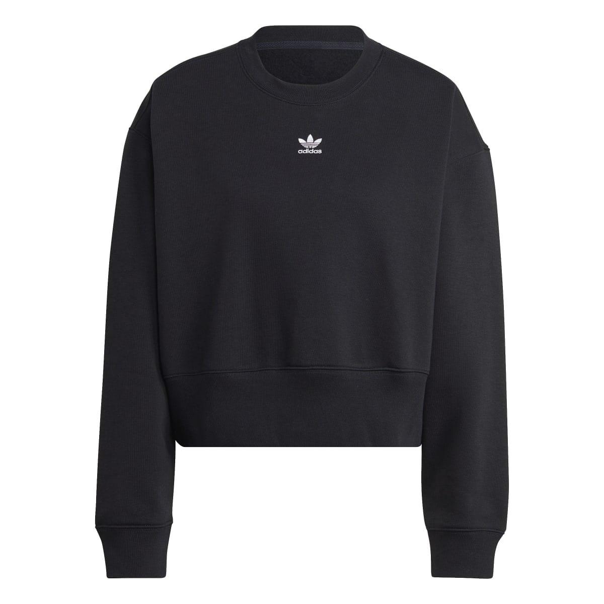 Black - adidas Originals - Adicolor Essentials Crewneck Sweatshirt - 2