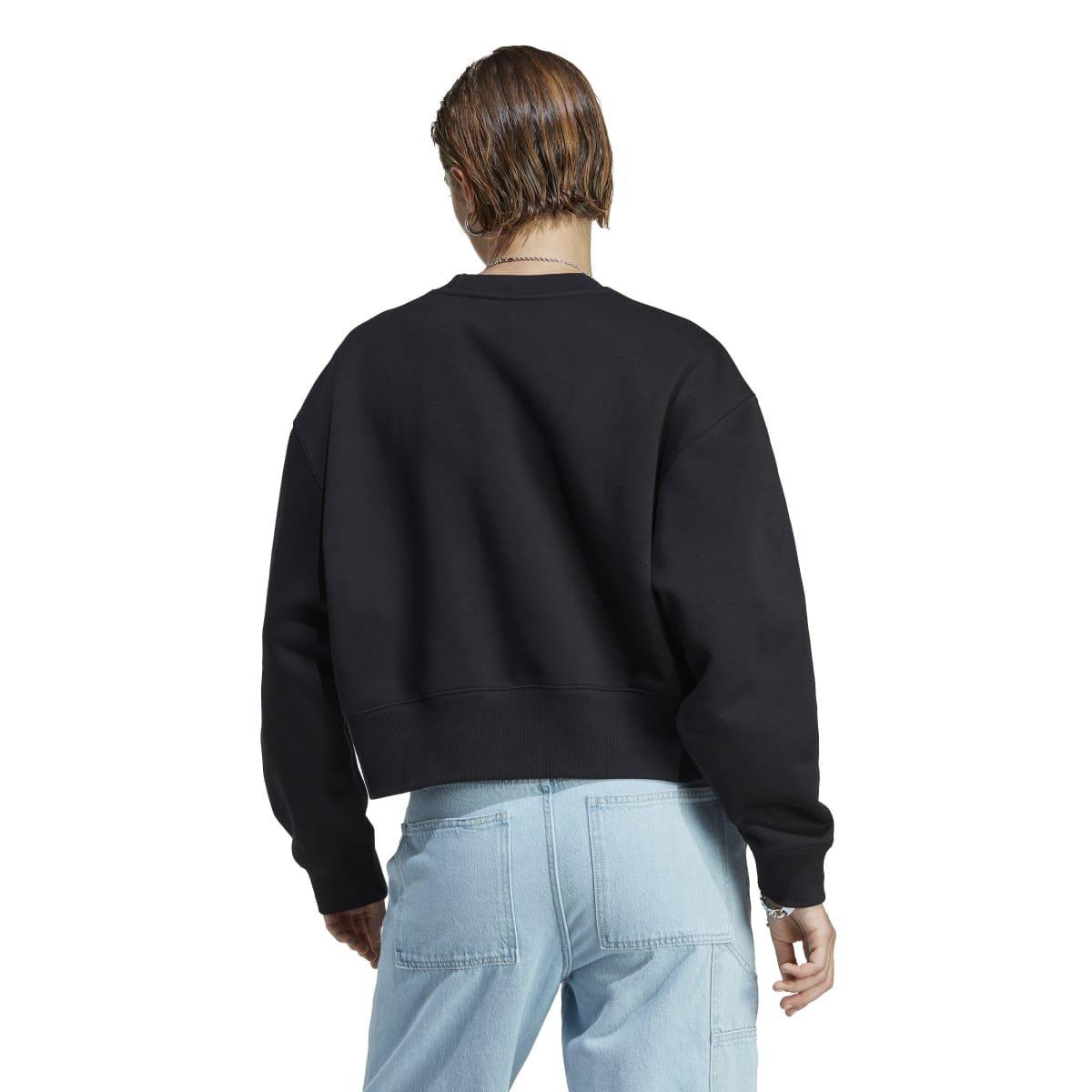 Black - adidas Originals - Adicolor Essentials Crewneck Sweatshirt - 5