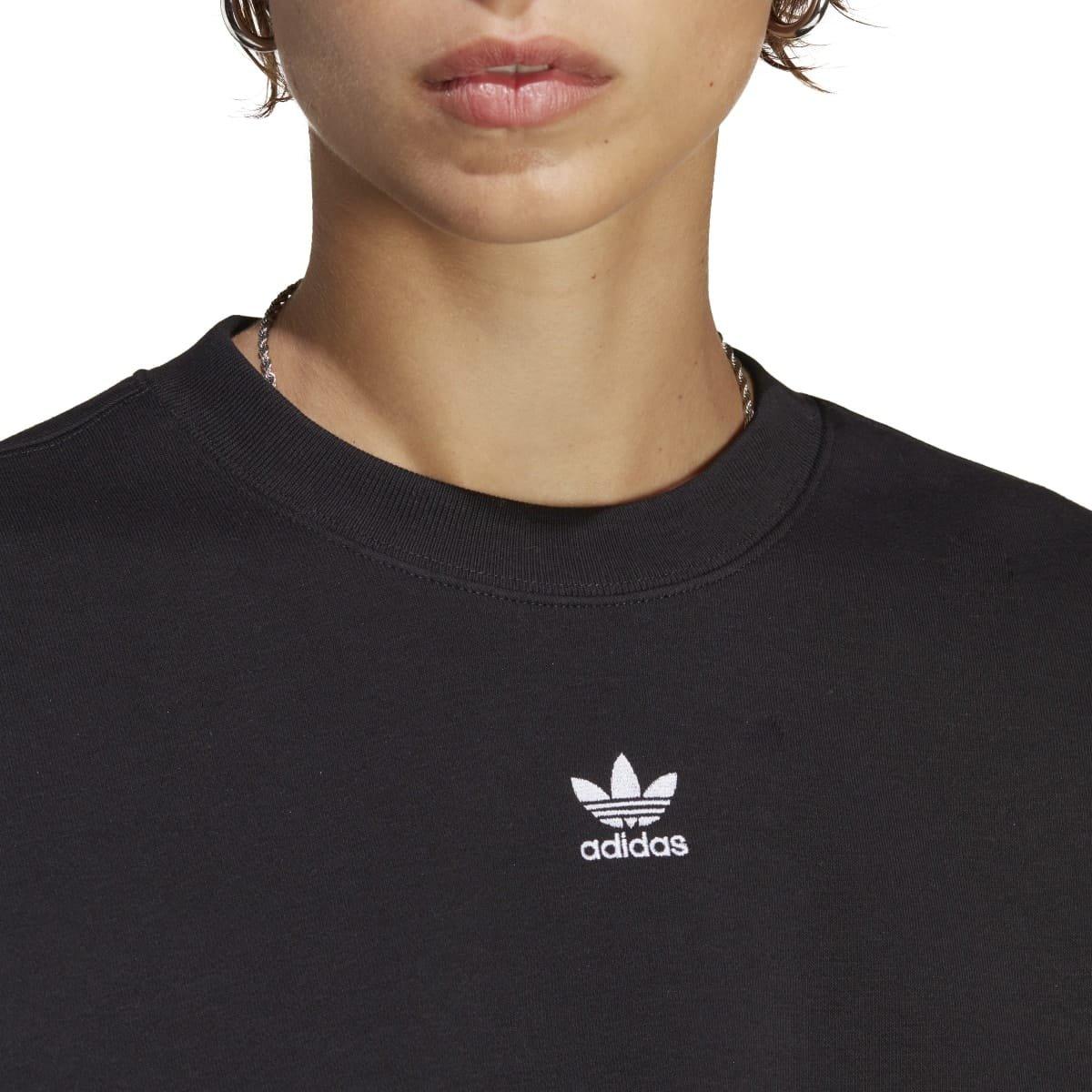 Black - adidas Originals - Adicolor Essentials Crewneck Sweatshirt - 7