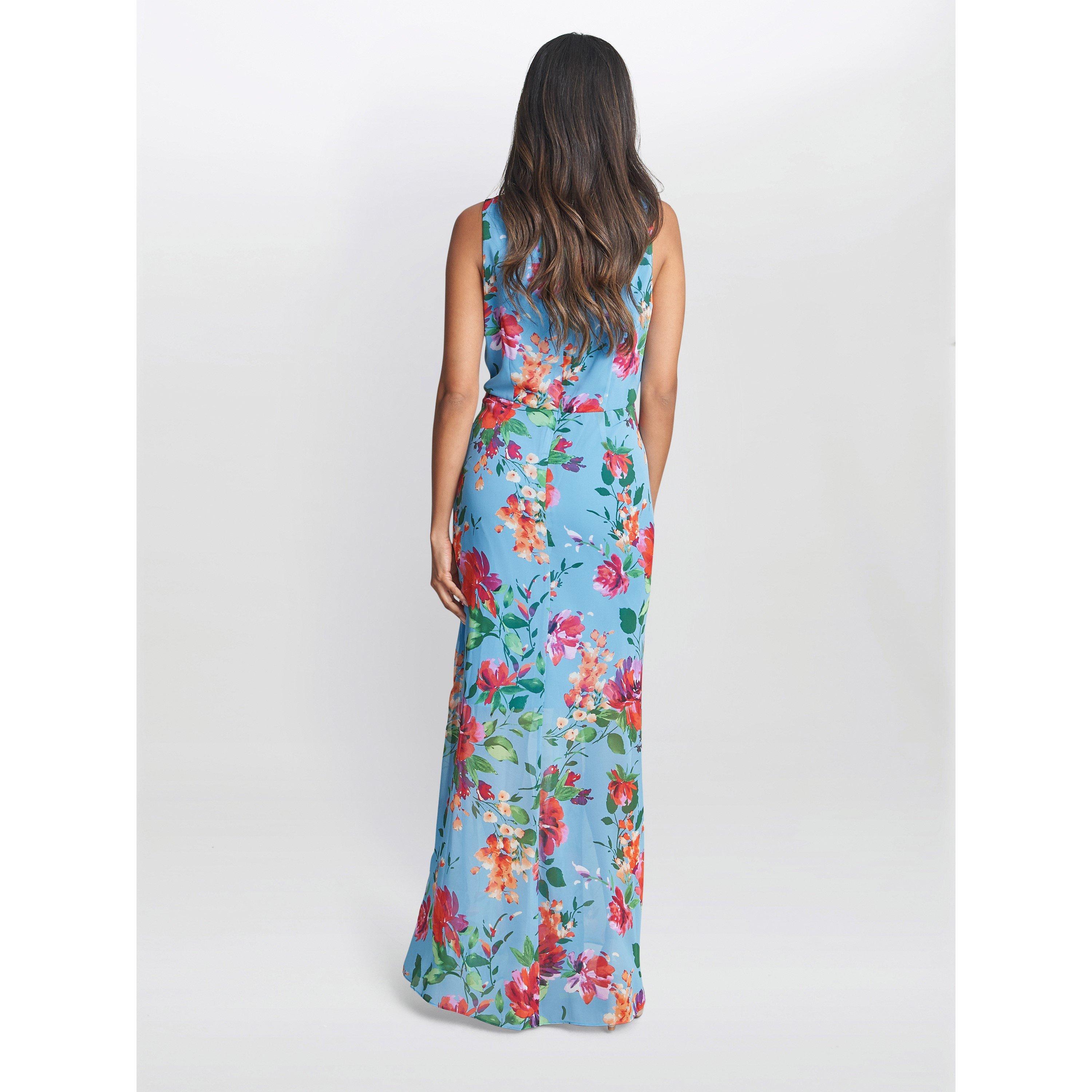 Aqua - Gina Bacconi - Jennifer Printed Maxi Dress - 2