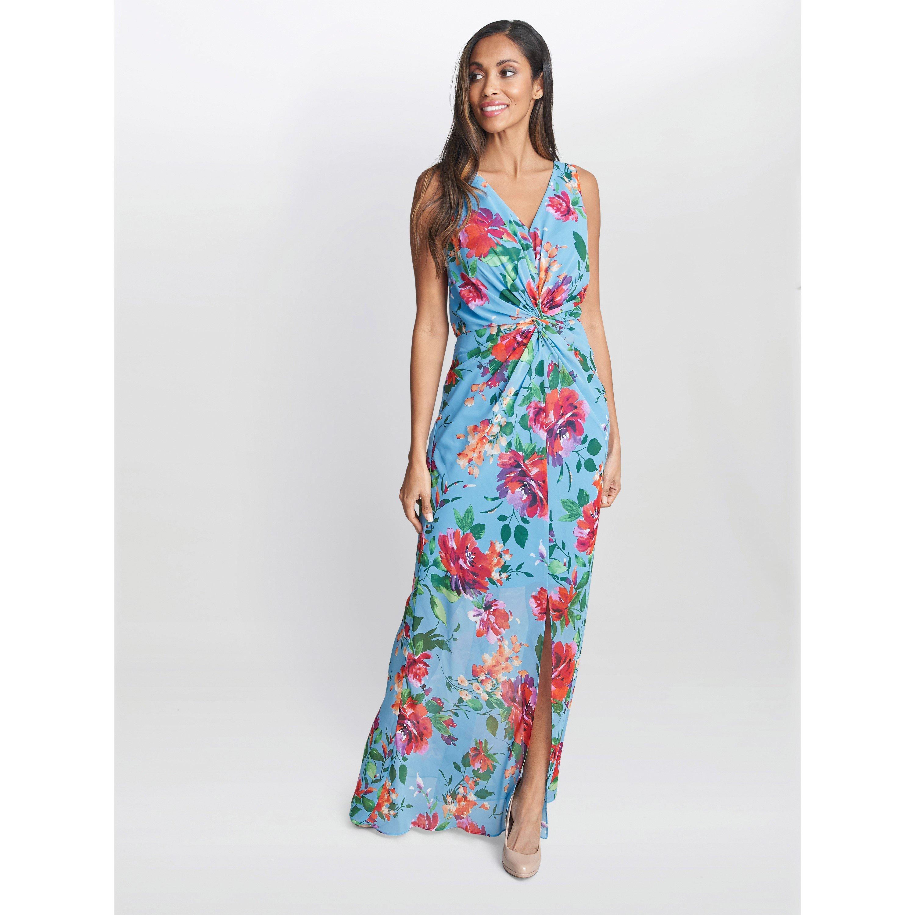 Aqua - Gina Bacconi - Jennifer Printed Maxi Dress - 3