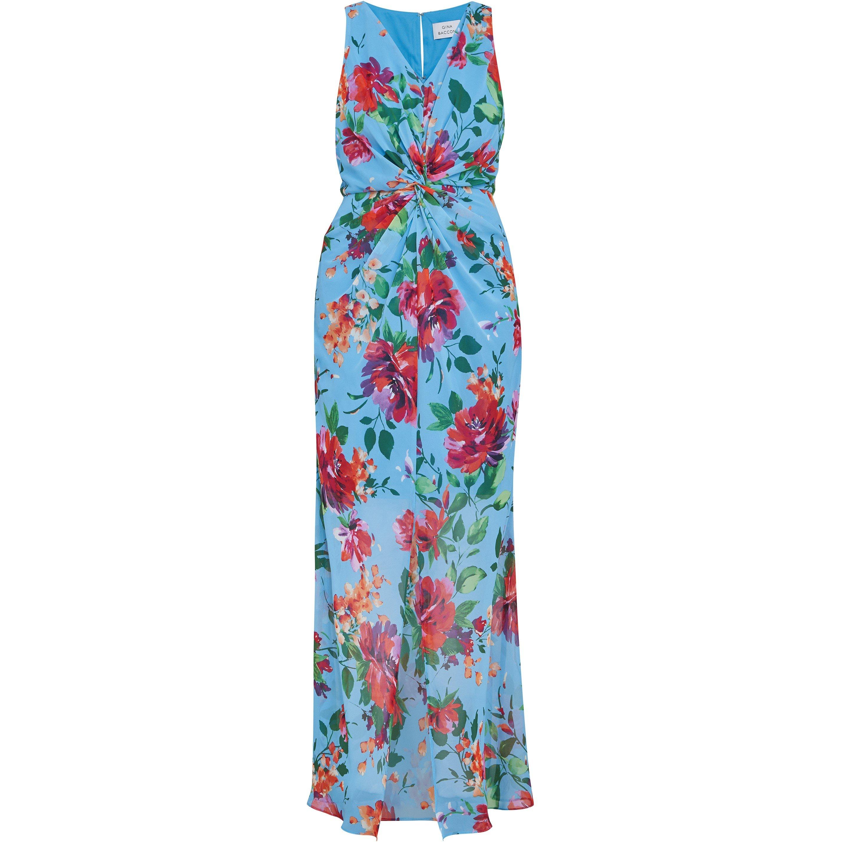 Aqua - Gina Bacconi - Jennifer Printed Maxi Dress - 4