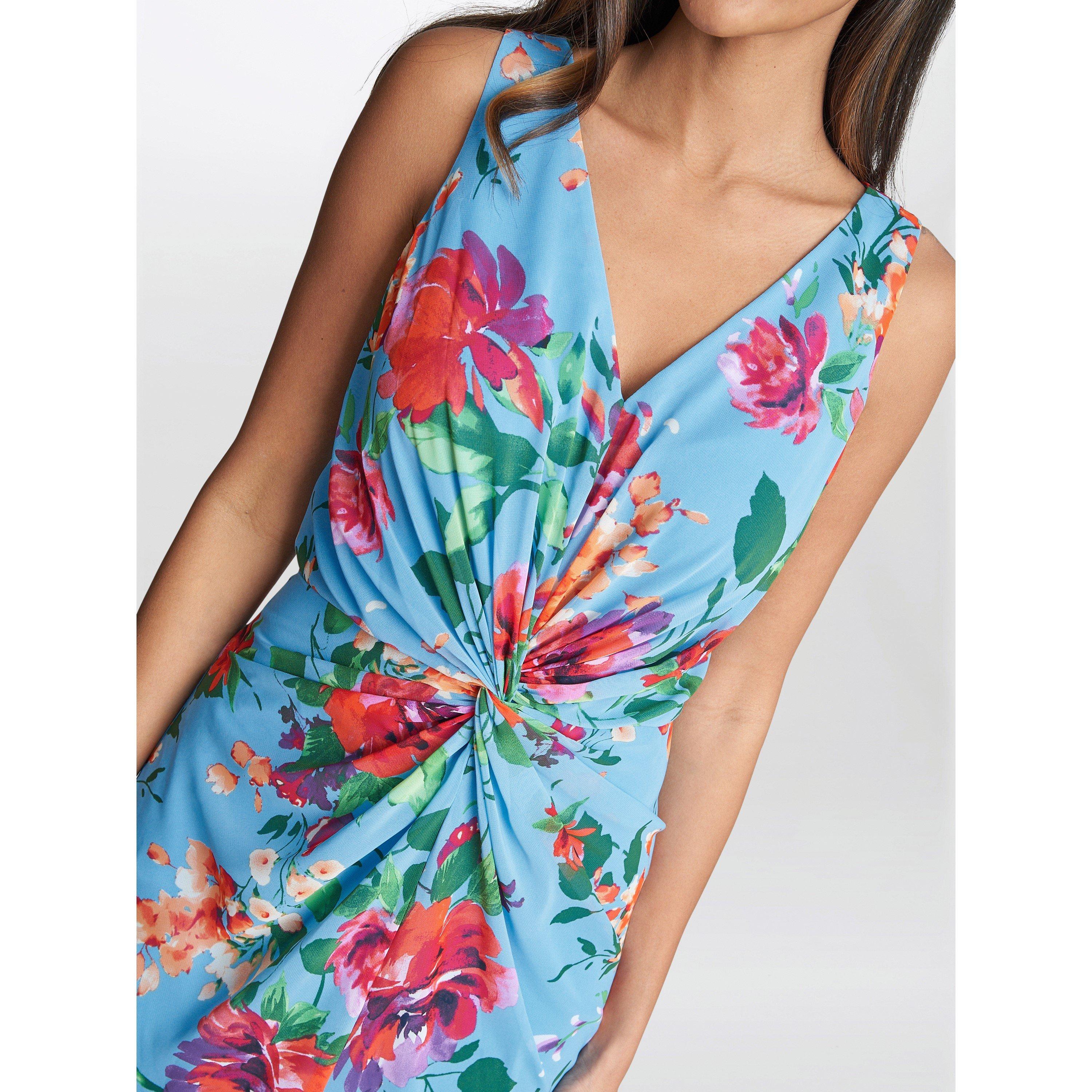 Aqua - Gina Bacconi - Jennifer Printed Maxi Dress - 5