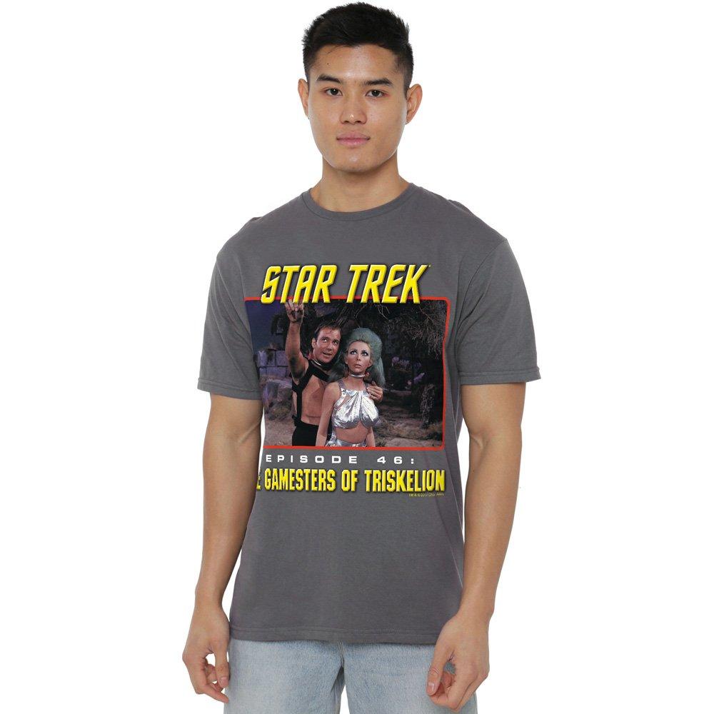 Grey - Star Trek - Star Trek Episode 46 T Shirt Charcoal - 1