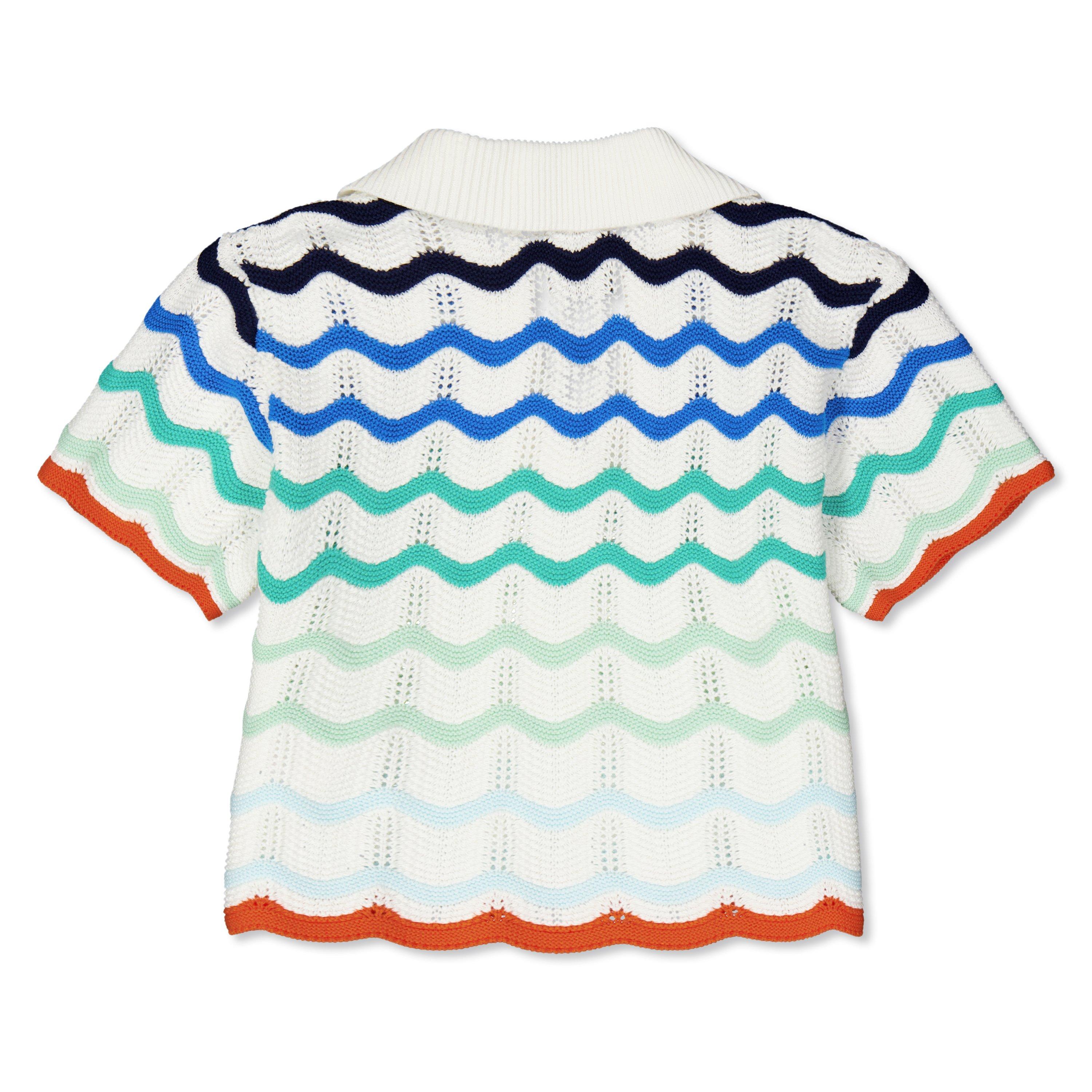 Multi - Casablanca - Kids' Crochet Crop Top - 2
