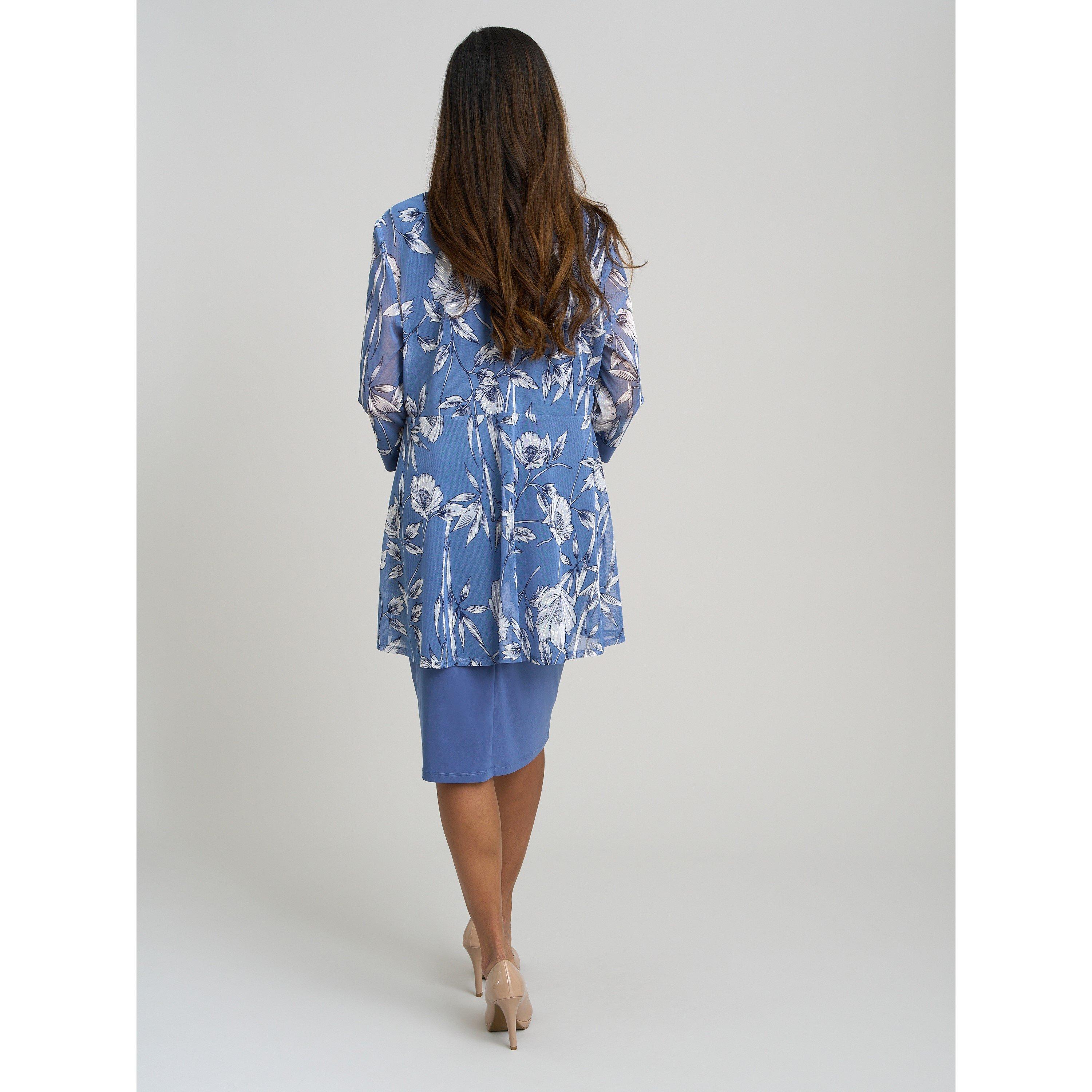 Wedgewood - Gina Bacconi - Milana Printed Dress And Jacket - 2