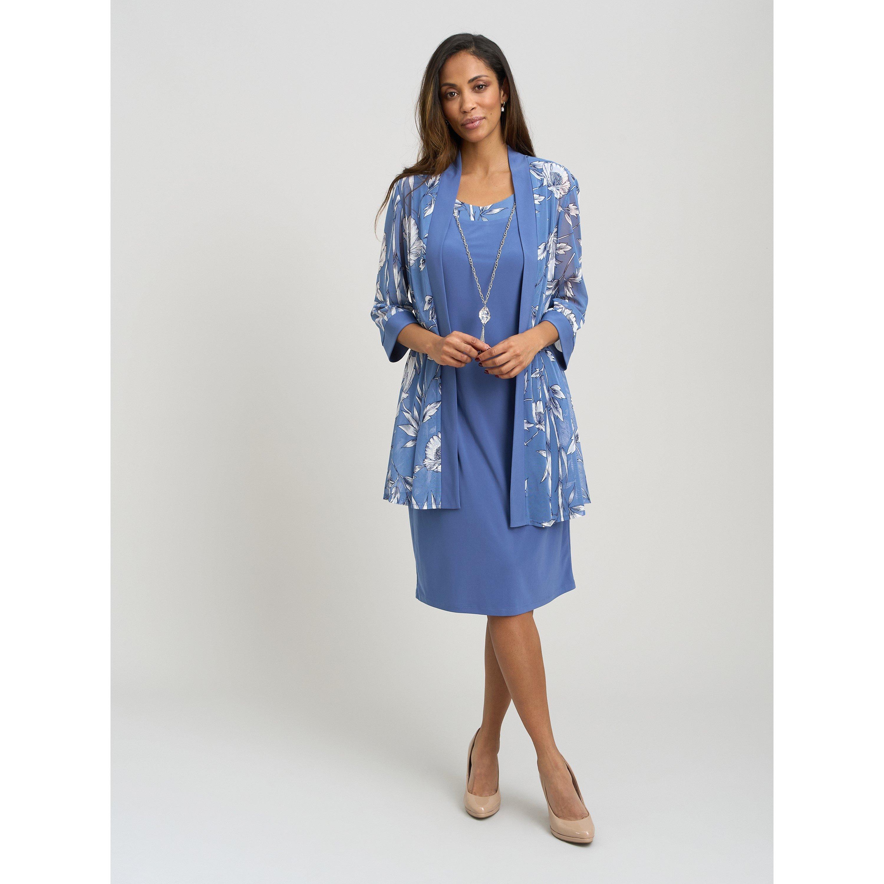Wedgewood - Gina Bacconi - Milana Printed Dress And Jacket - 3