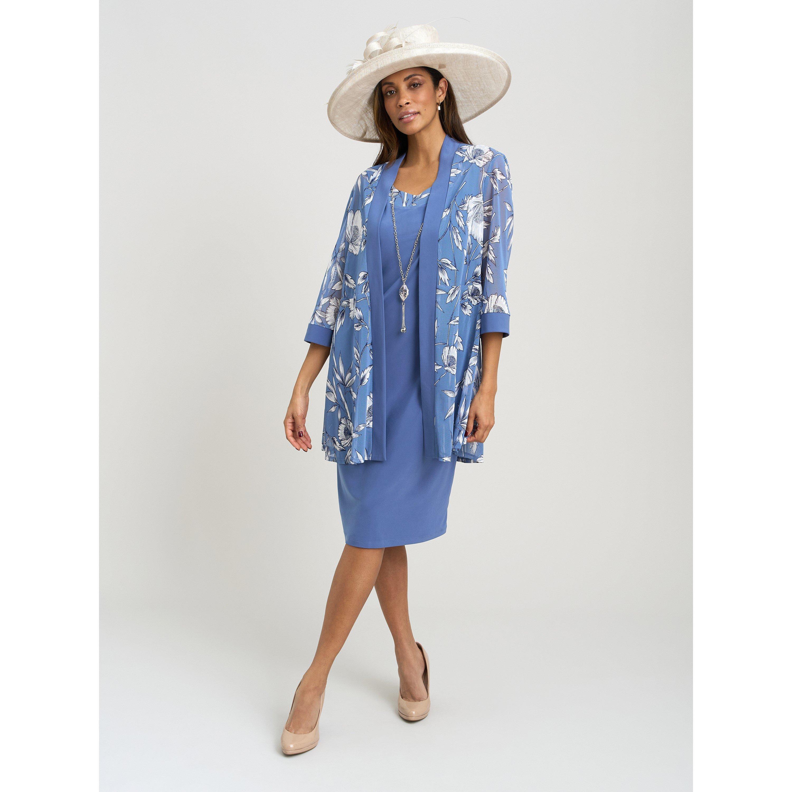 Wedgewood - Gina Bacconi - Milana Printed Dress And Jacket - 7