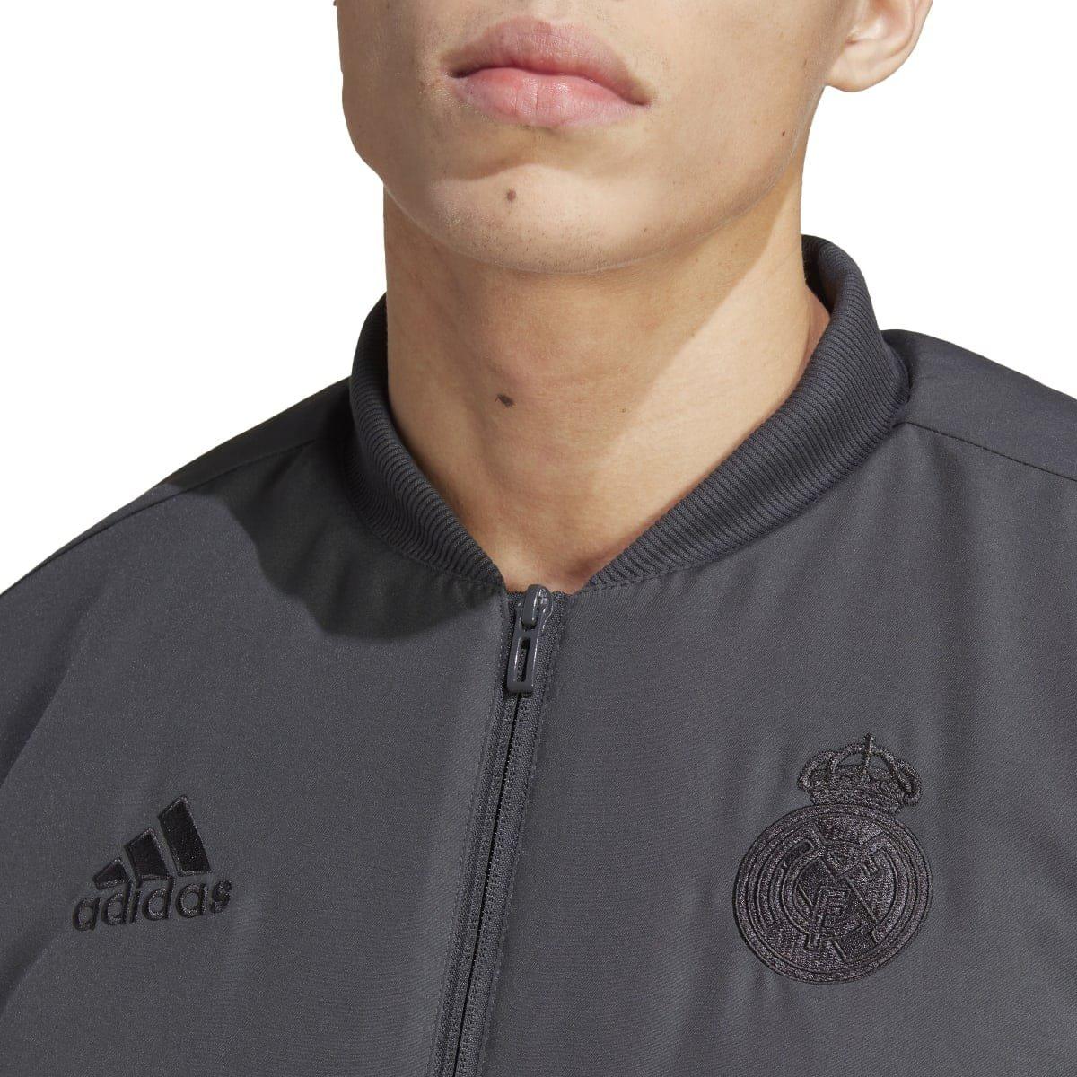 Grey - adidas - Men's Chinese Story Real Madrid 2022-23 Padded Softshell Jacket - 7