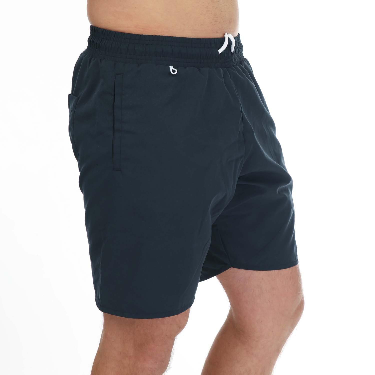 Navy - Timberland - Logo Swim Shorts - 2