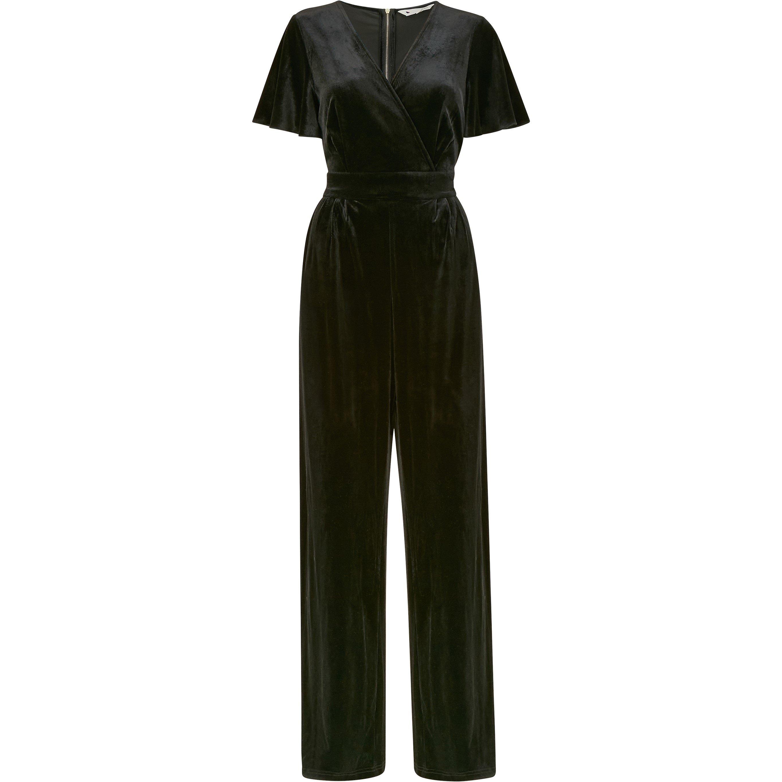 Black - Yumi - Black Jumpsuit With Angel Sleeves - 4