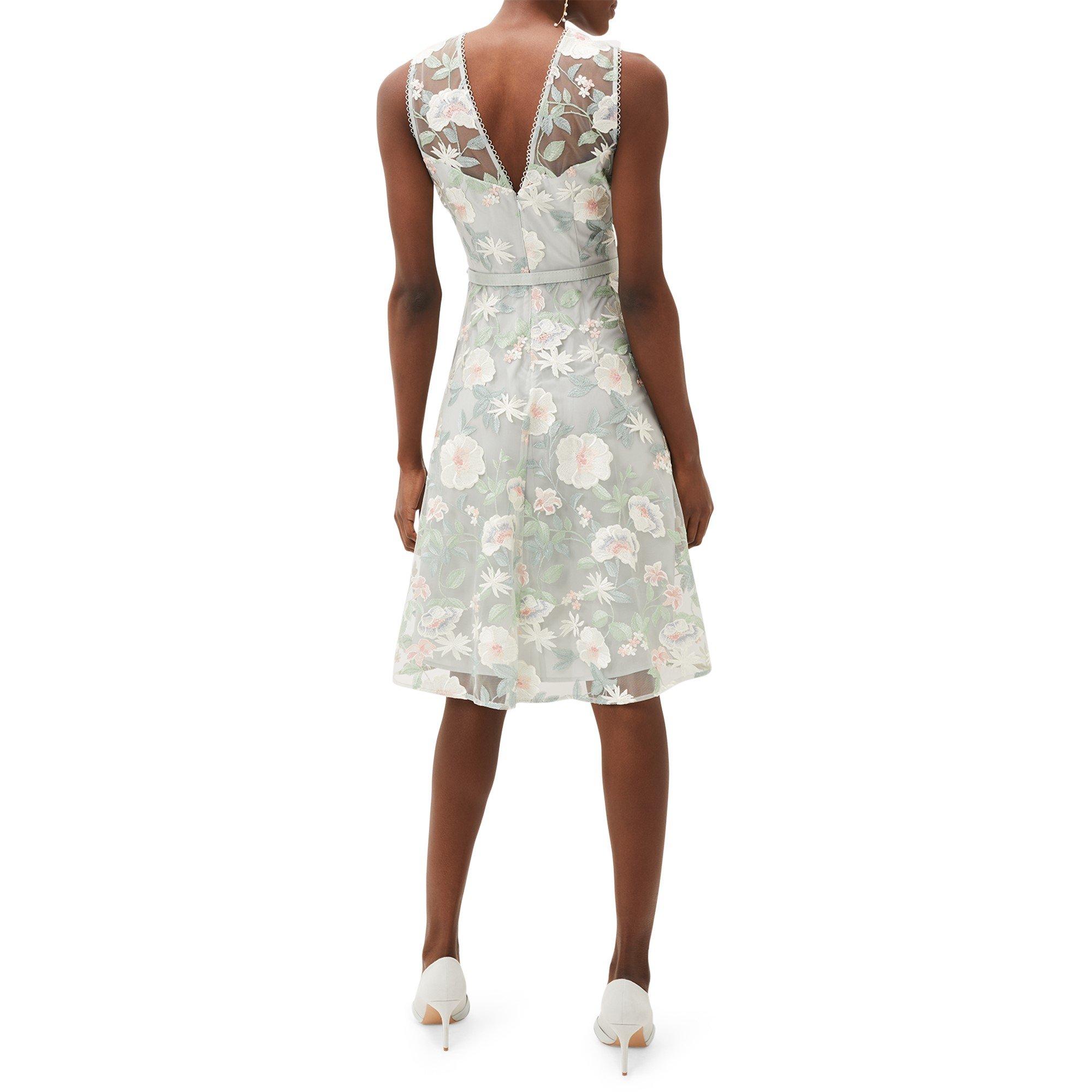 Eau De Nil - Phase Eight - Aria Embroidered Fit and Flare Dress - 2