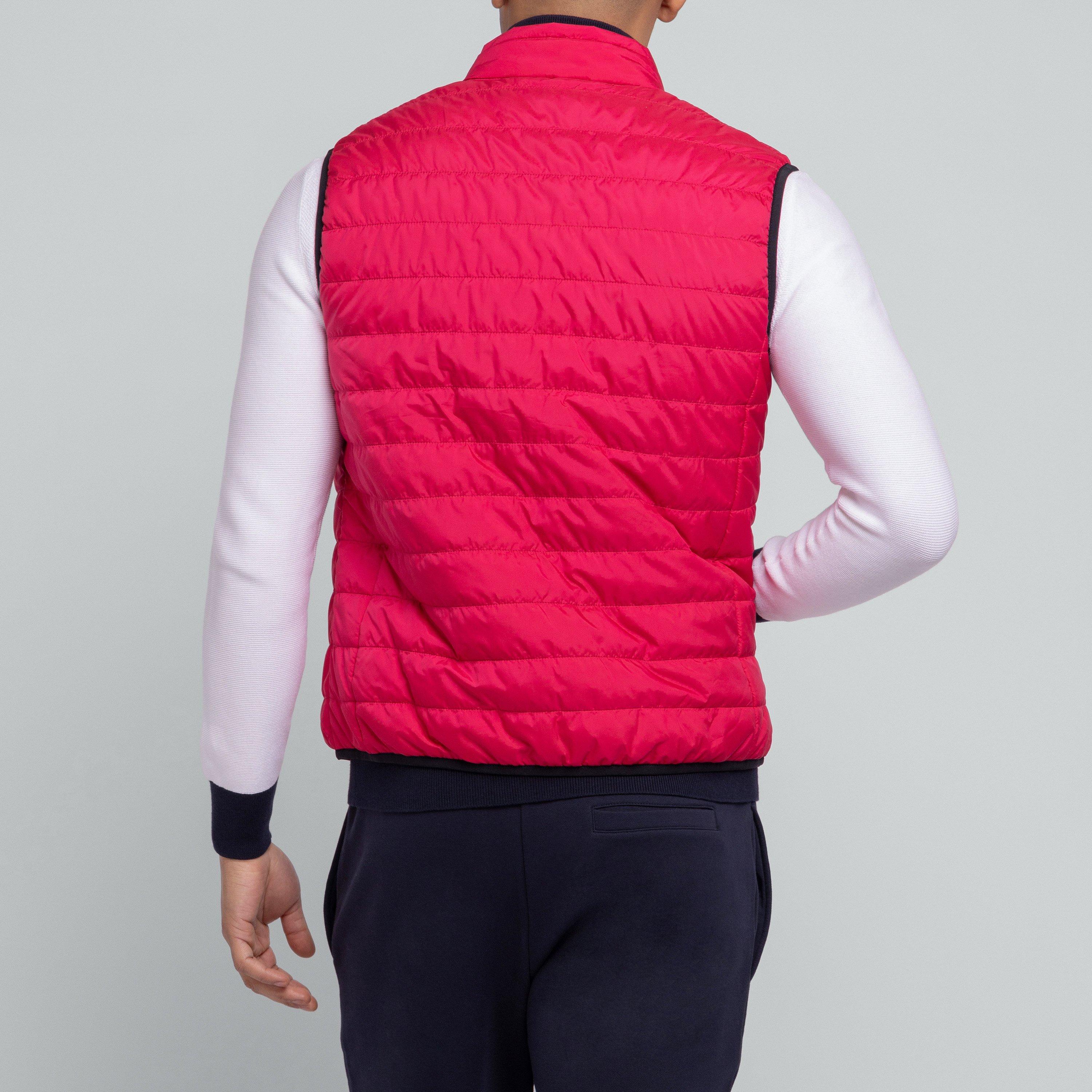 Rgm8 - Eden Park - Men's Red Waterproof Sleeveless Puffer Jacket - 4