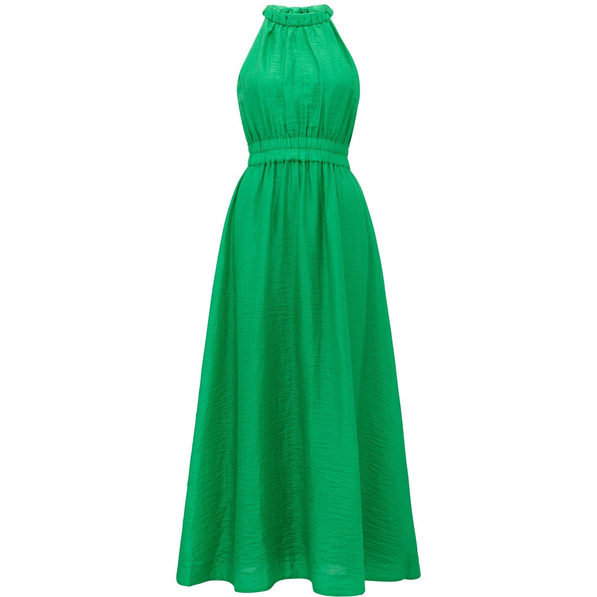 Green - Forever New - Magnolia High Neck Maxi Dress - 1