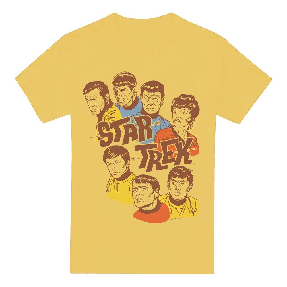 Yellow - Star Trek - Star Trek Retro Illustrated Crew T Shirt Banana - 4