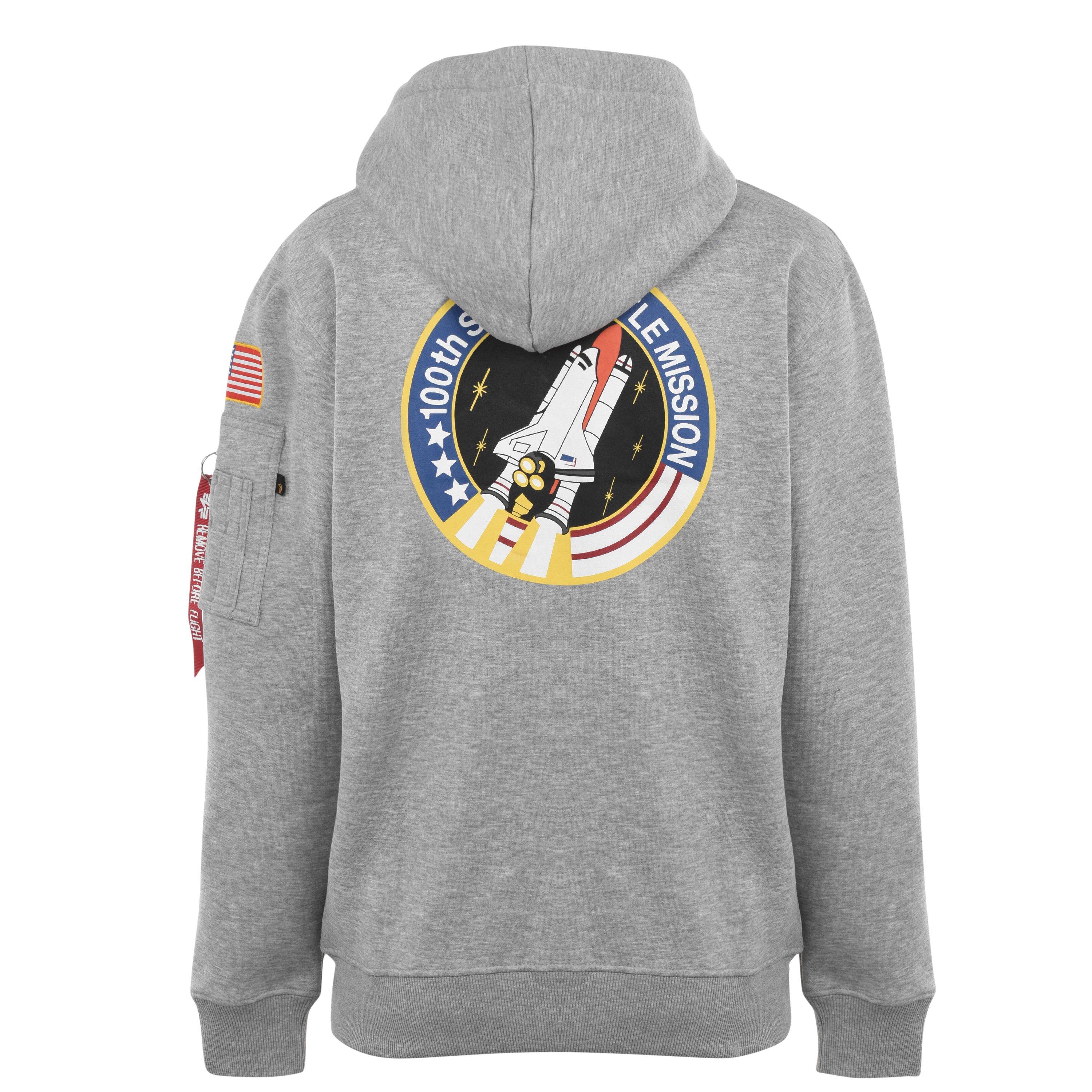 Grijs - Alpha Industries - Space Shuttle Hoody - 2