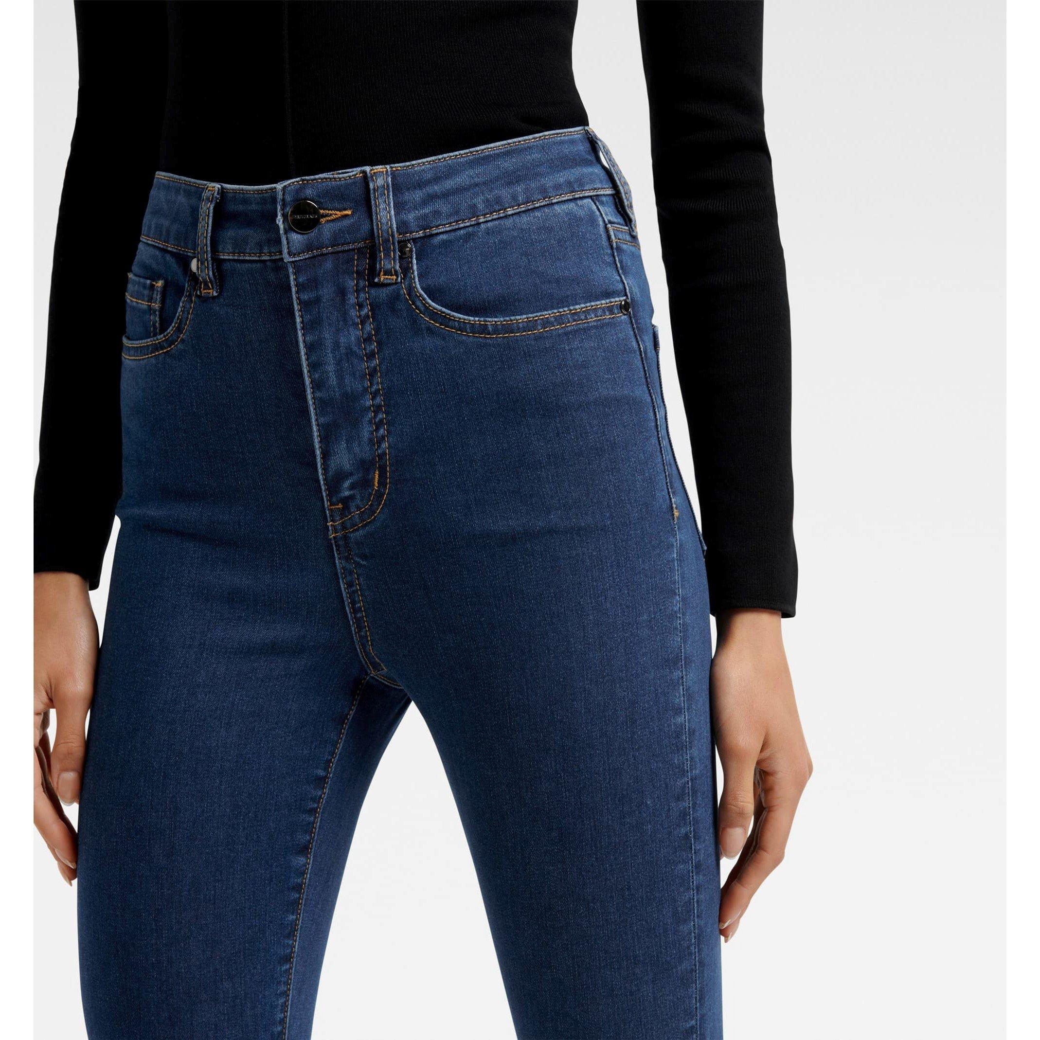 Dark Wash - Forever New - Bella Cropped High Rise Jean - 4