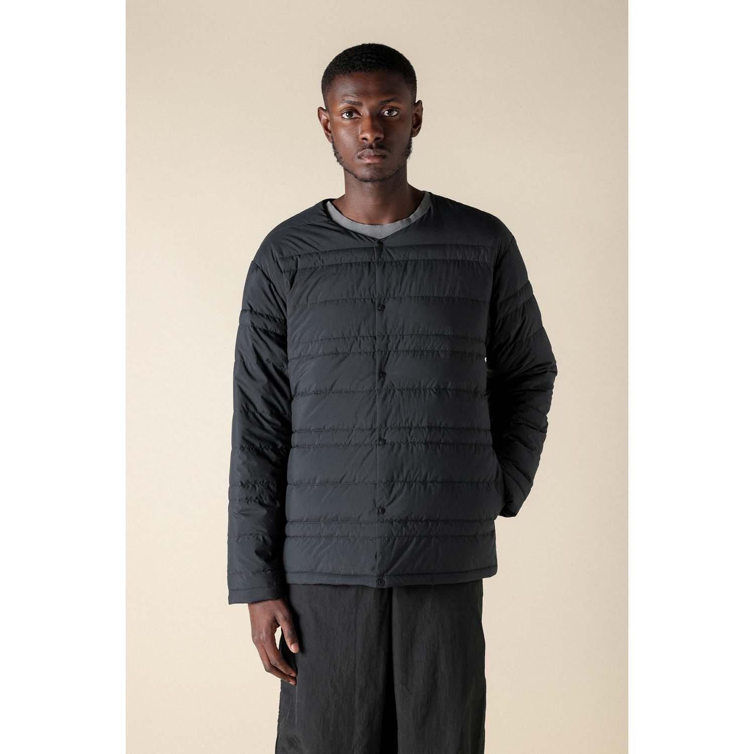 Black - Mizuno - Breath Thermo Lightweight Down Jacket - 1