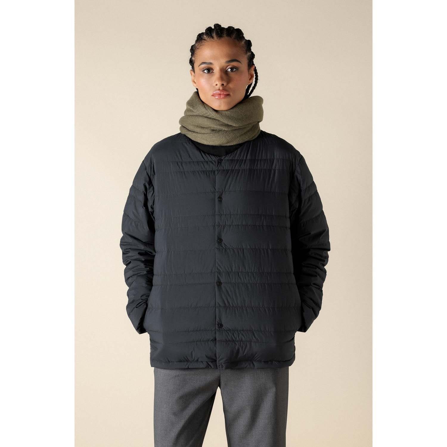 Black - Mizuno - Breath Thermo Lightweight Down Jacket - 2