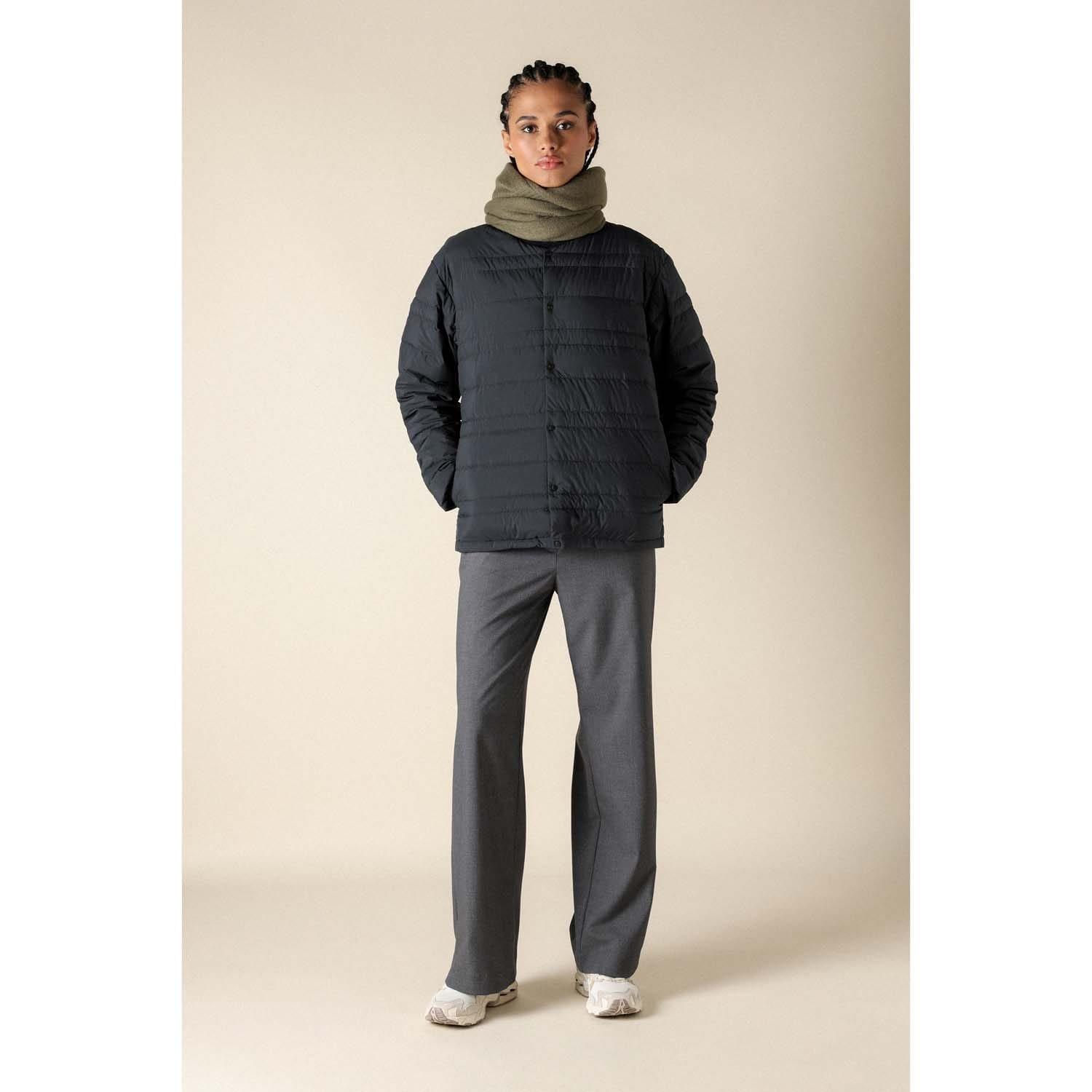 Black - Mizuno - Breath Thermo Lightweight Down Jacket - 4