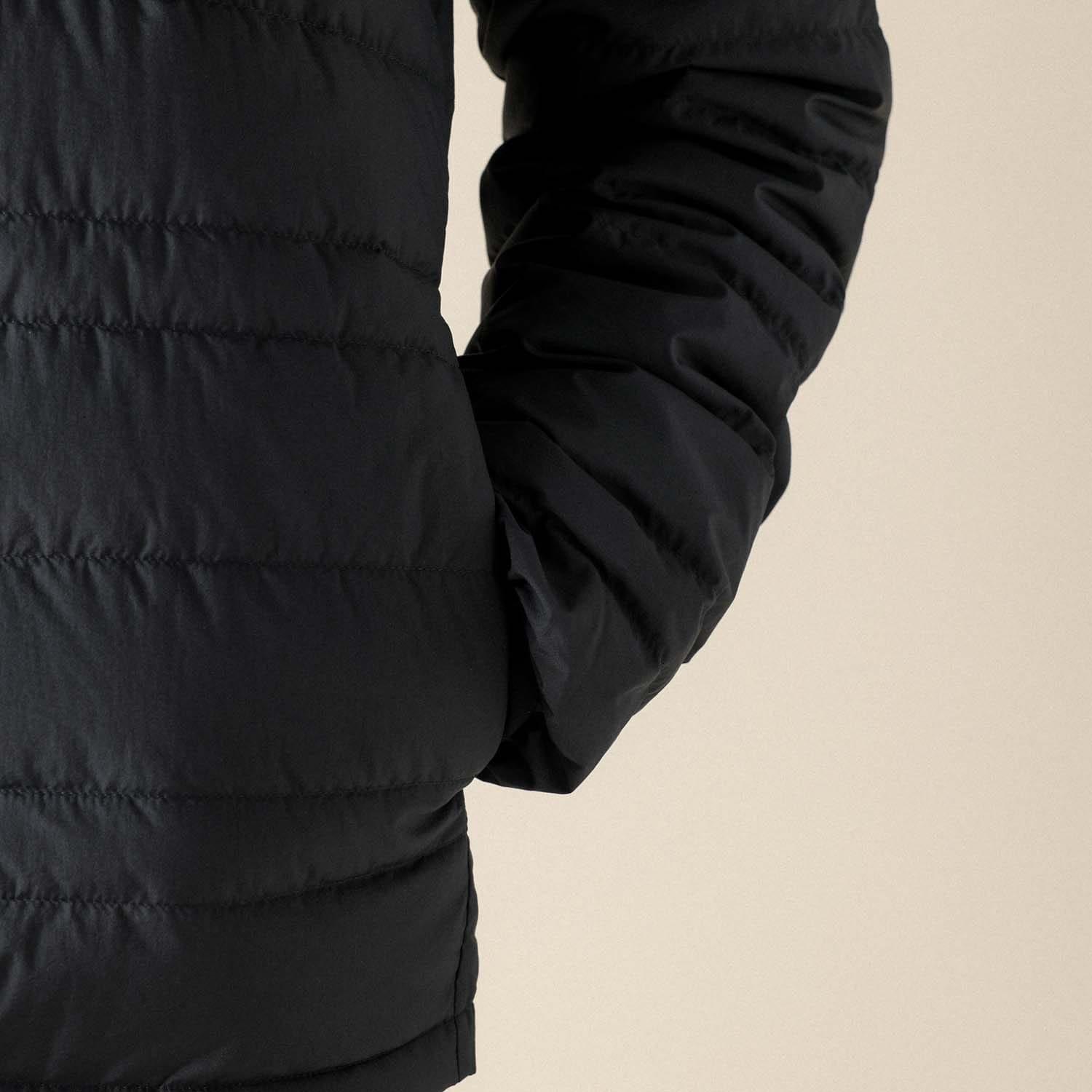 Black - Mizuno - Breath Thermo Lightweight Down Jacket - 8