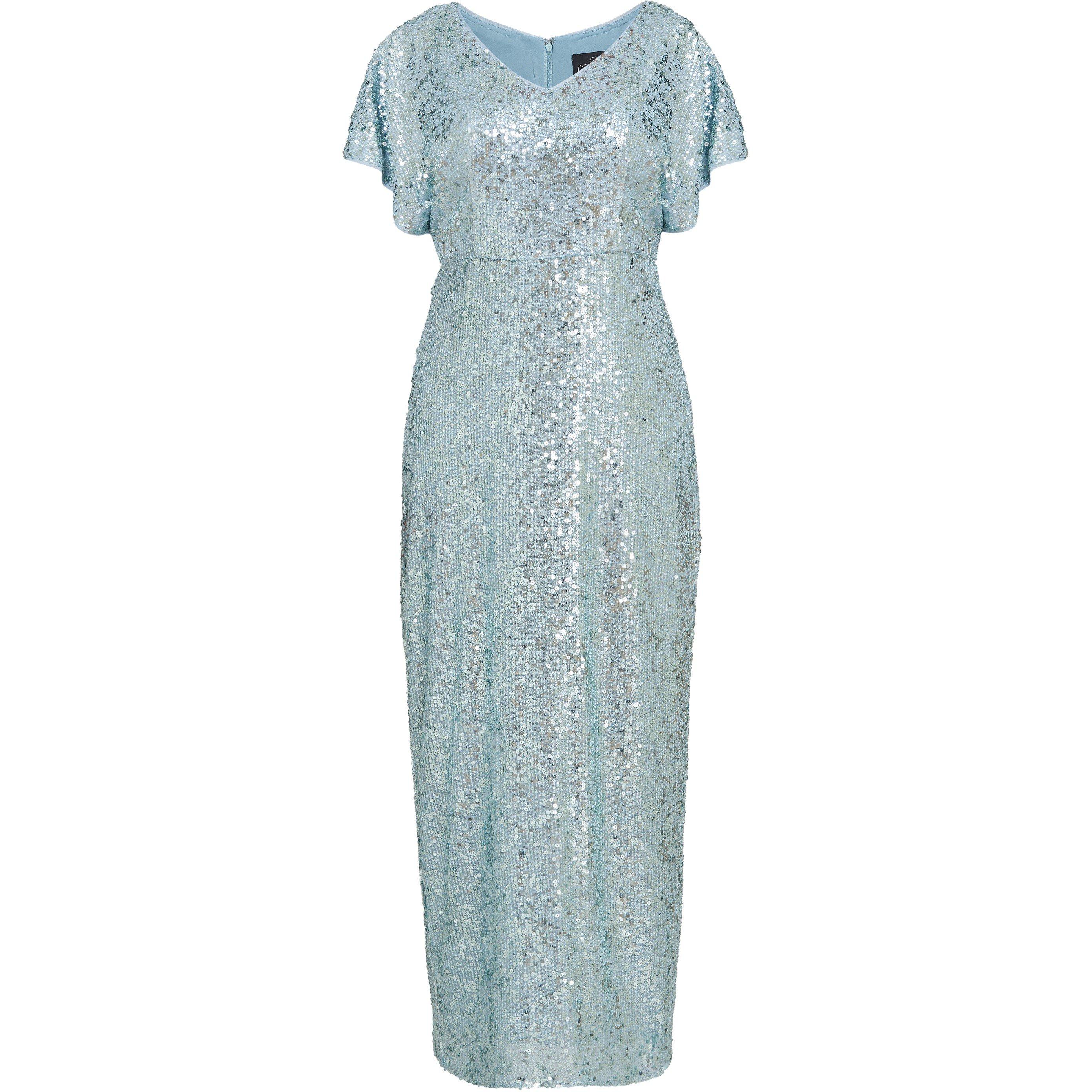 Sea Mist - Gina Bacconi - Courtney Maxi Sequin Dress - 4
