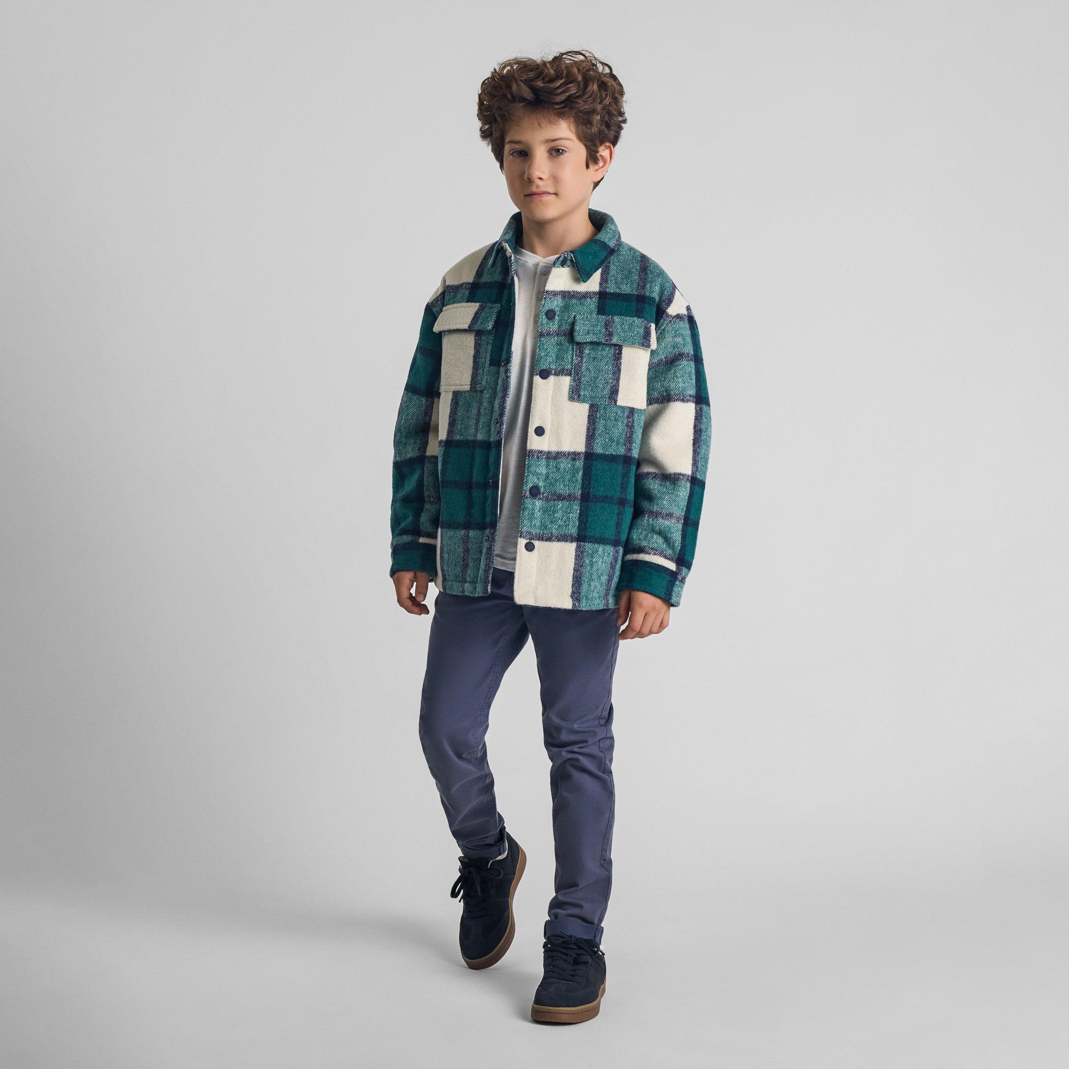 Zelena - Minoti - Check Shacket In99 - 2