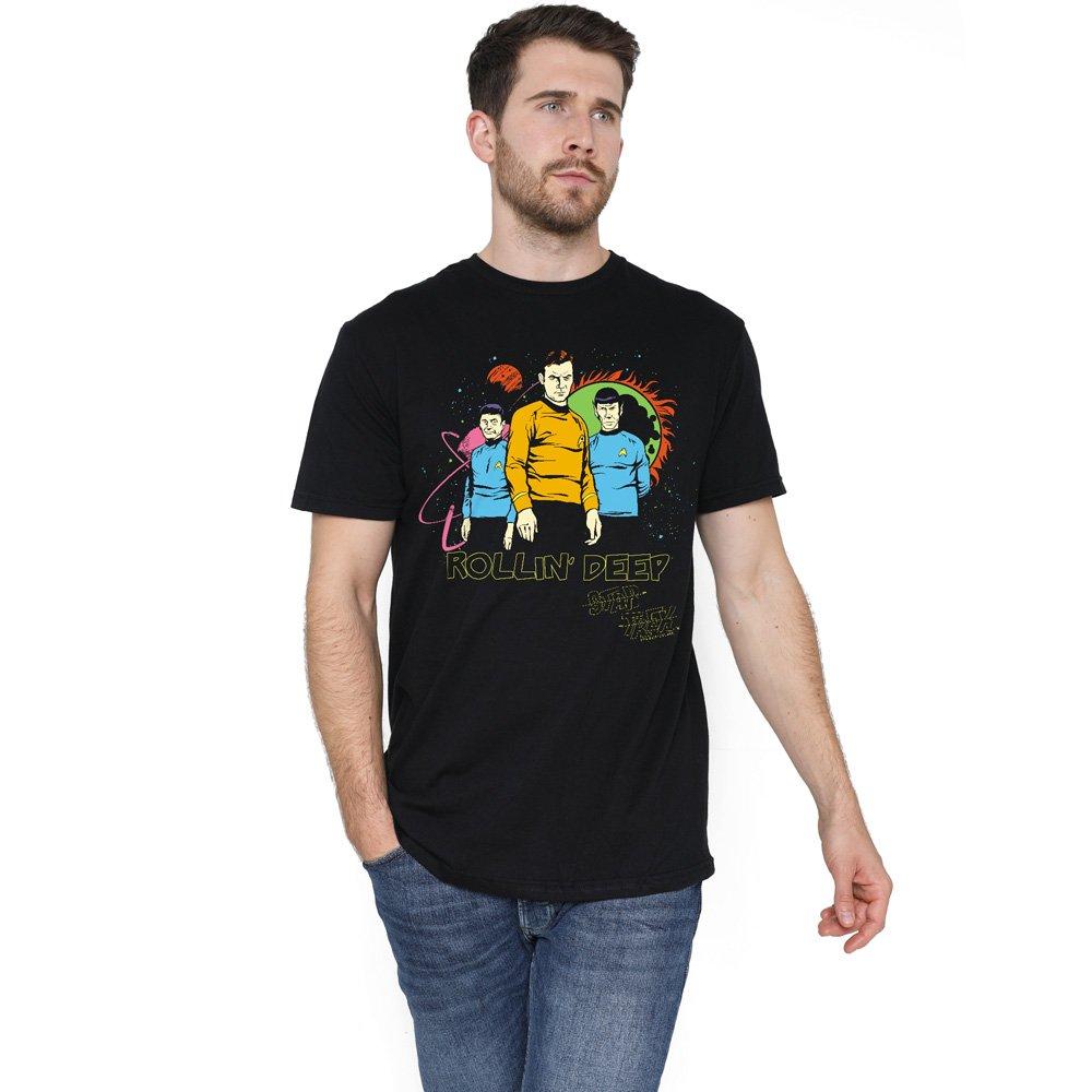 Black - Star Trek - Star Trek Rollin Deep T Shirt Black - 1