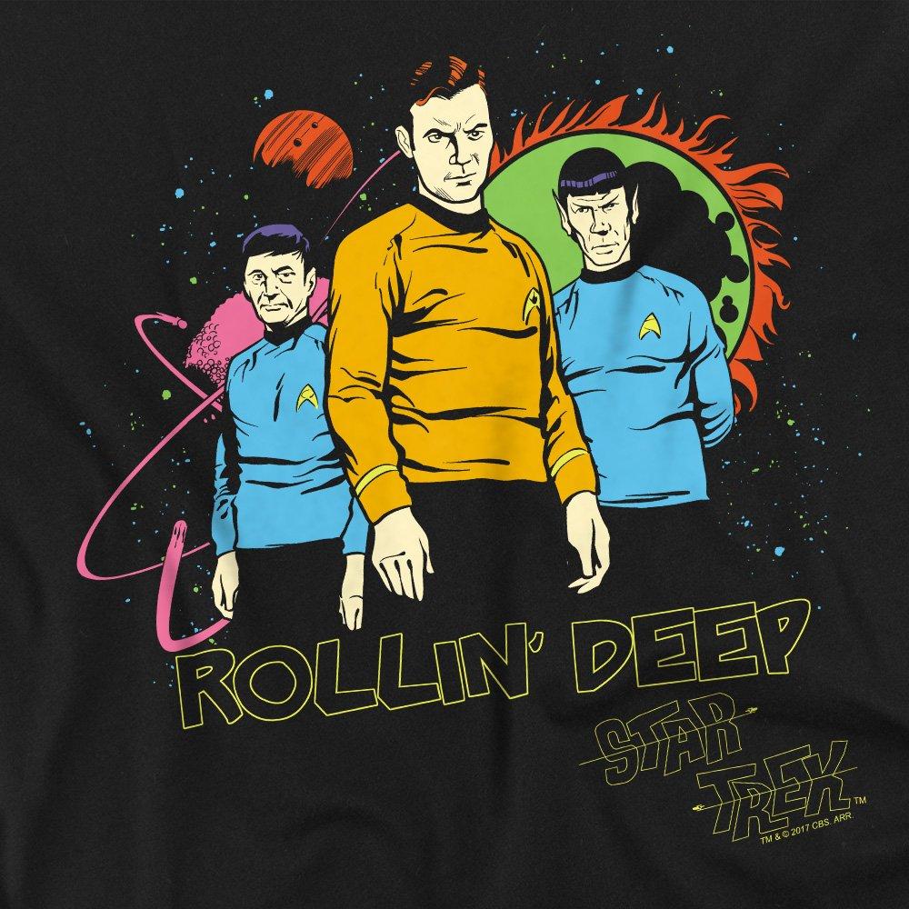 Black - Star Trek - Star Trek Rollin Deep T Shirt Black - 2