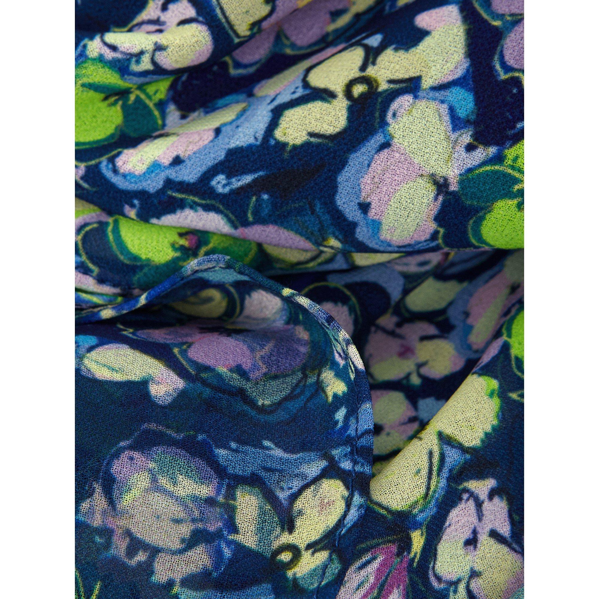 Navy/Multi - Phase Eight - Catira Strappy Print Dress - 4