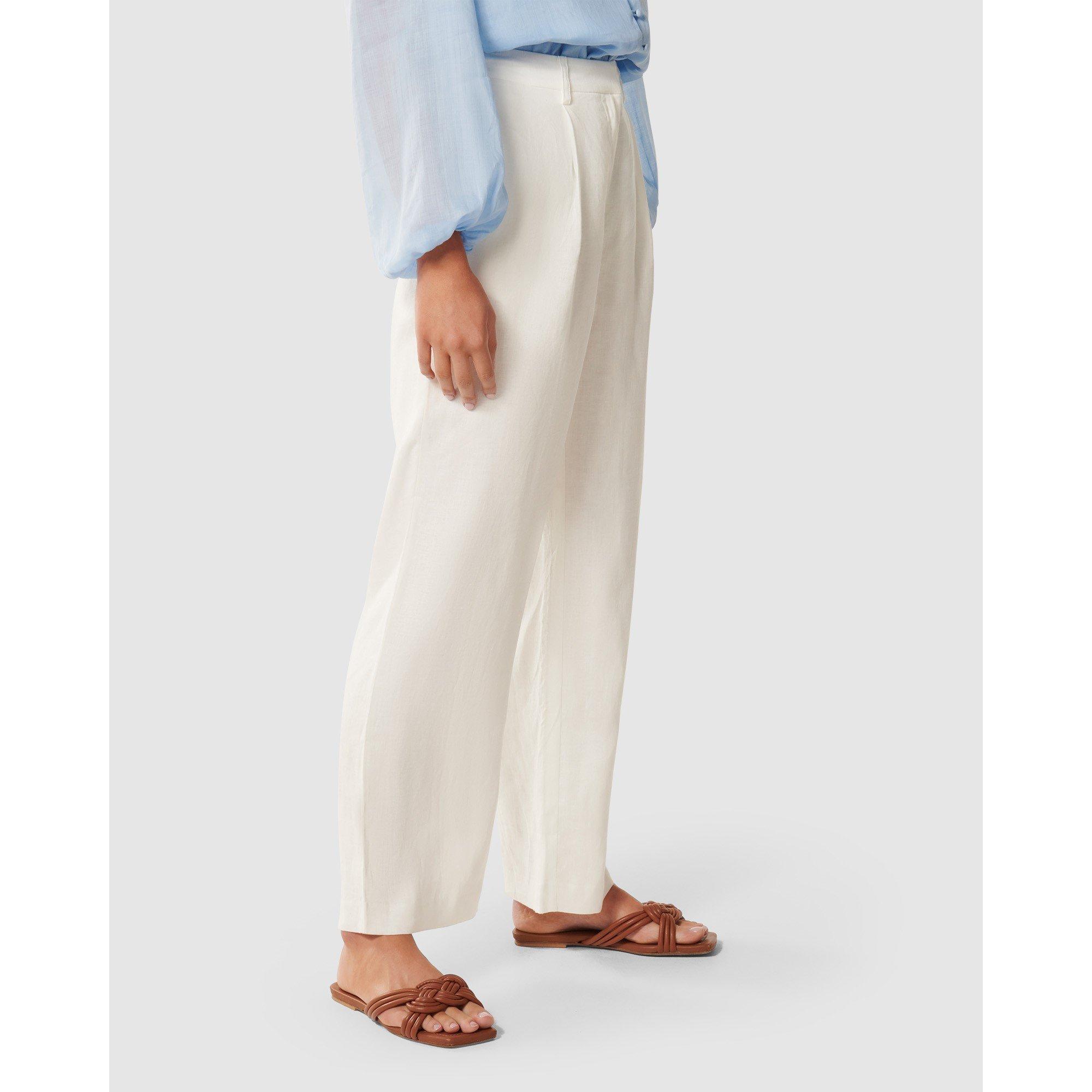 Porcelain - Forever New - Brya Linen Pants - 4