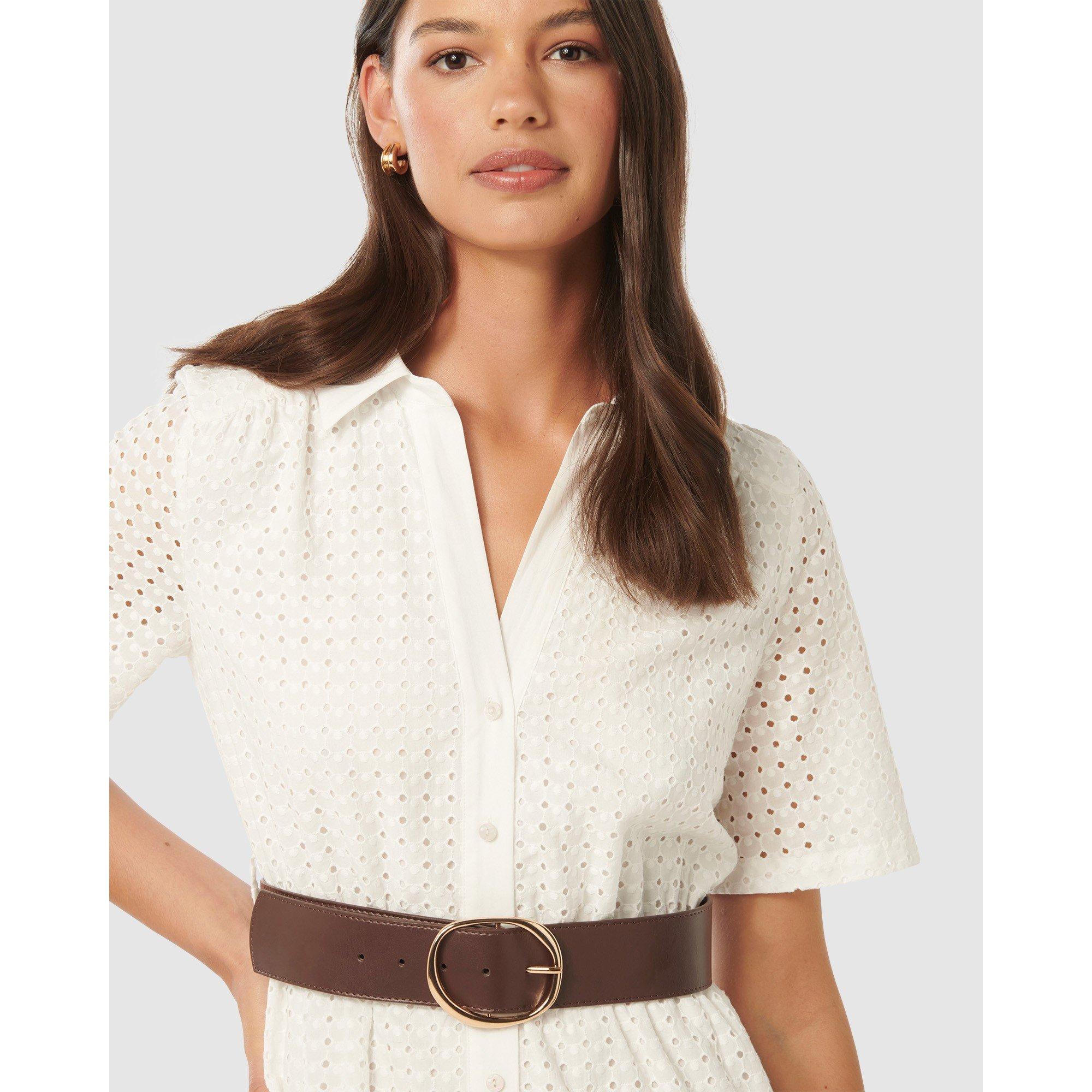 Porcelain - Forever New - Tyler Embroidered Midi Dress - 3