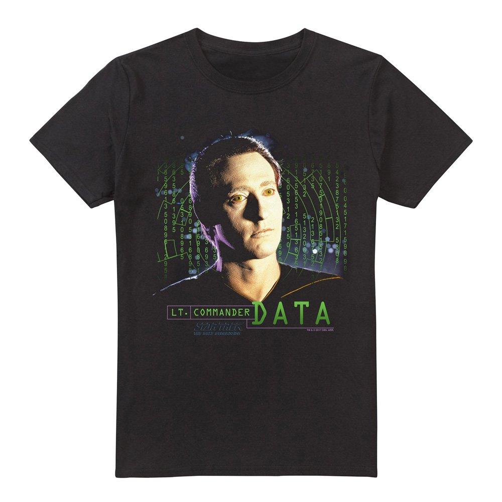 Black - Star Trek - Star Trek Data T Shirt Black - 4