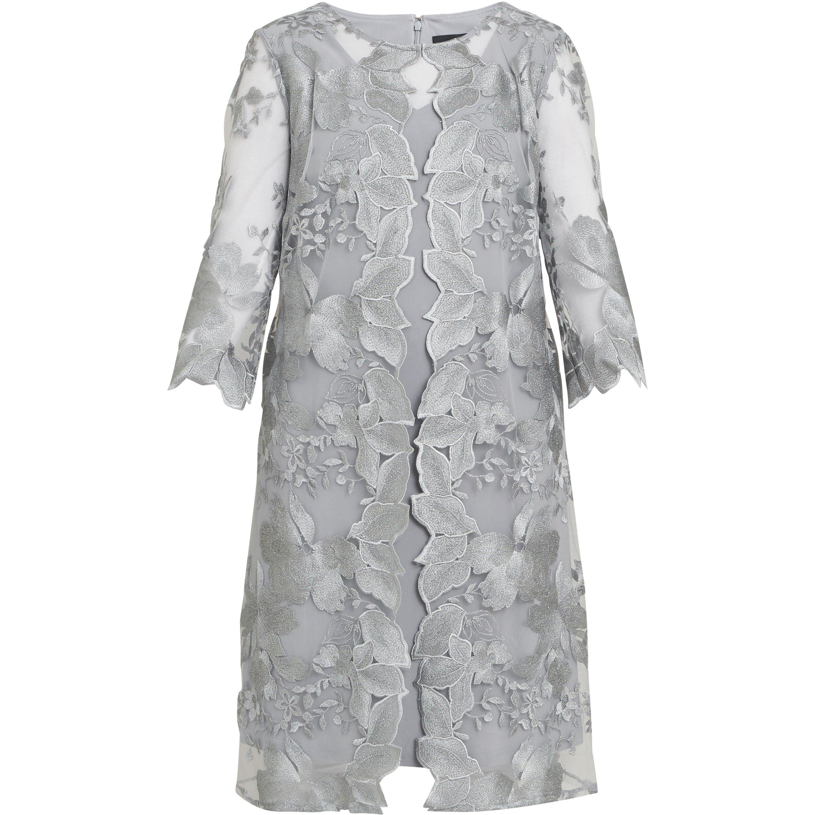 Dove - Gina Bacconi - Savoy Lace Mock Jacket With Jersey Dress - 4