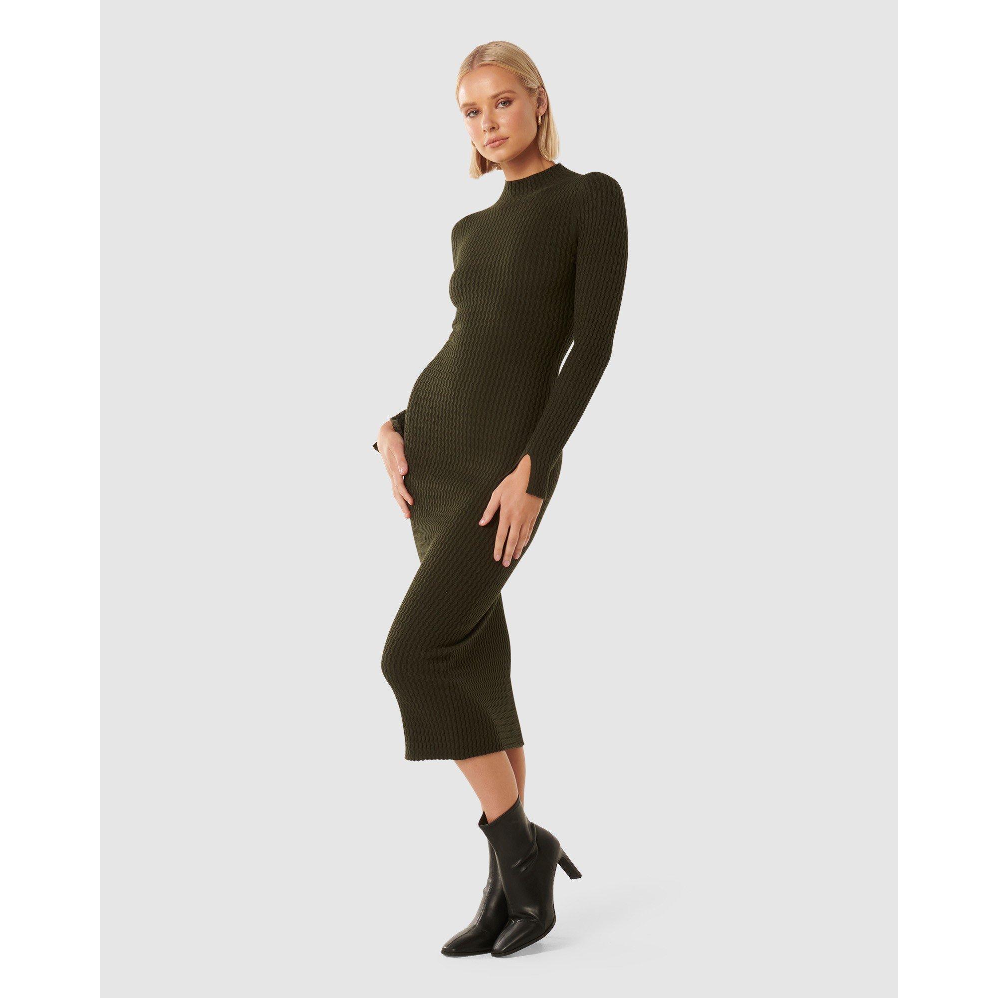 Oregano - Forever New - Georgia Textured Column Knit Dress - 3