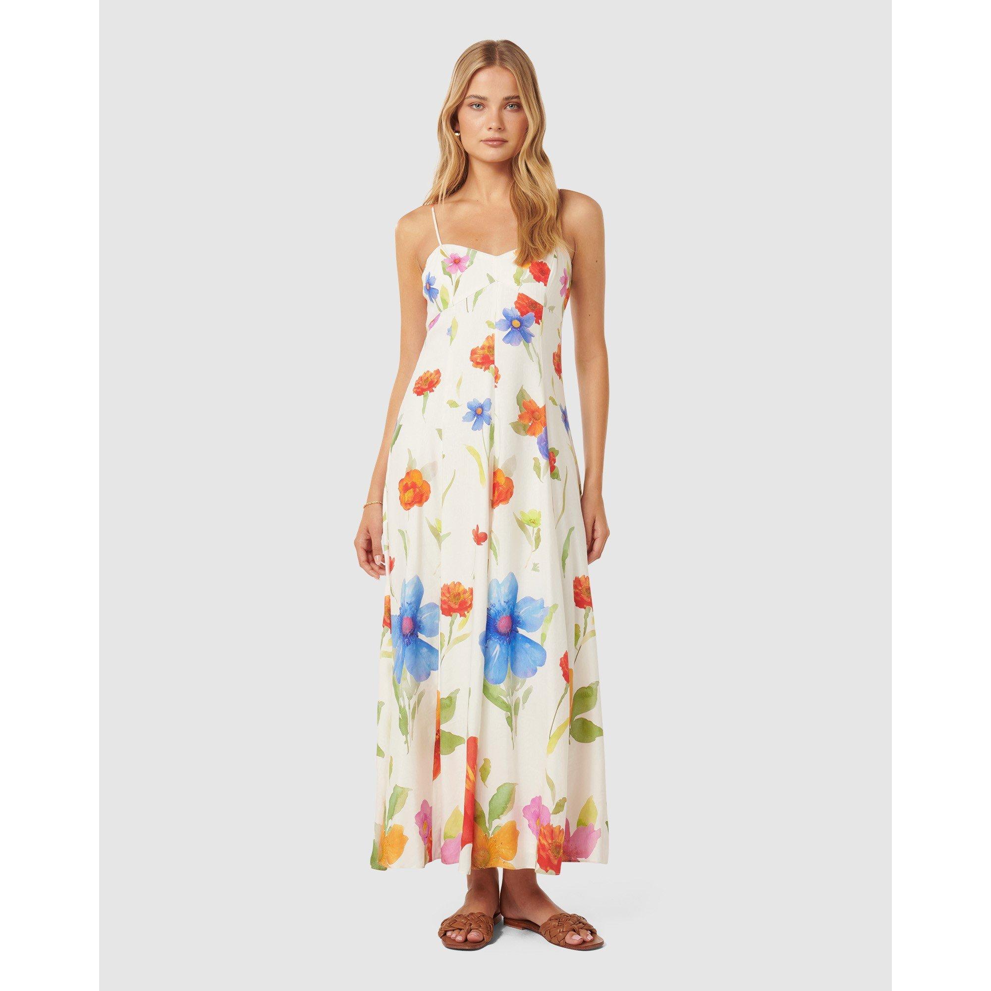 Trapani Floral - Forever New - Vayda Strap Midi Sun Dress - 2