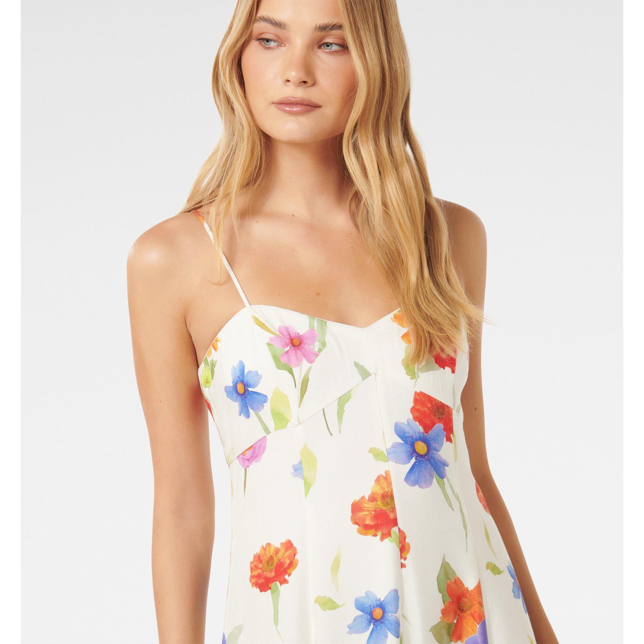 Trapani Floral - Forever New - Vayda Strap Midi Sun Dress - 3