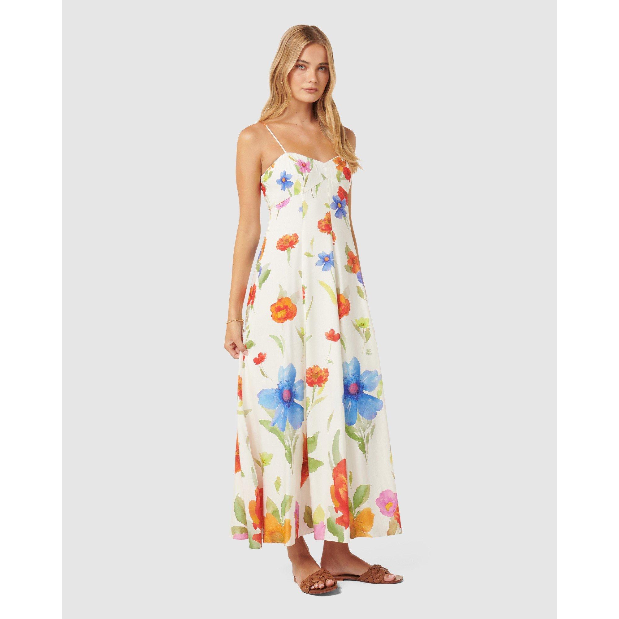 Trapani Floral - Forever New - Vayda Strap Midi Sun Dress - 4