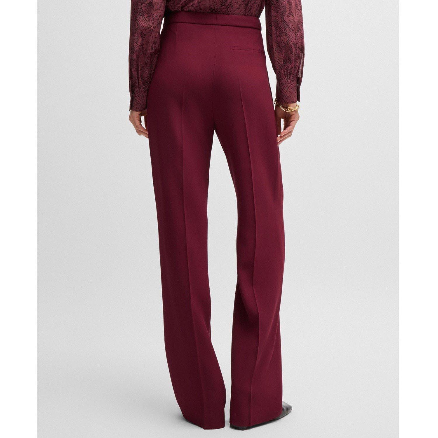 Red - Boss - Tozera Regular-Fit Trousers - 2