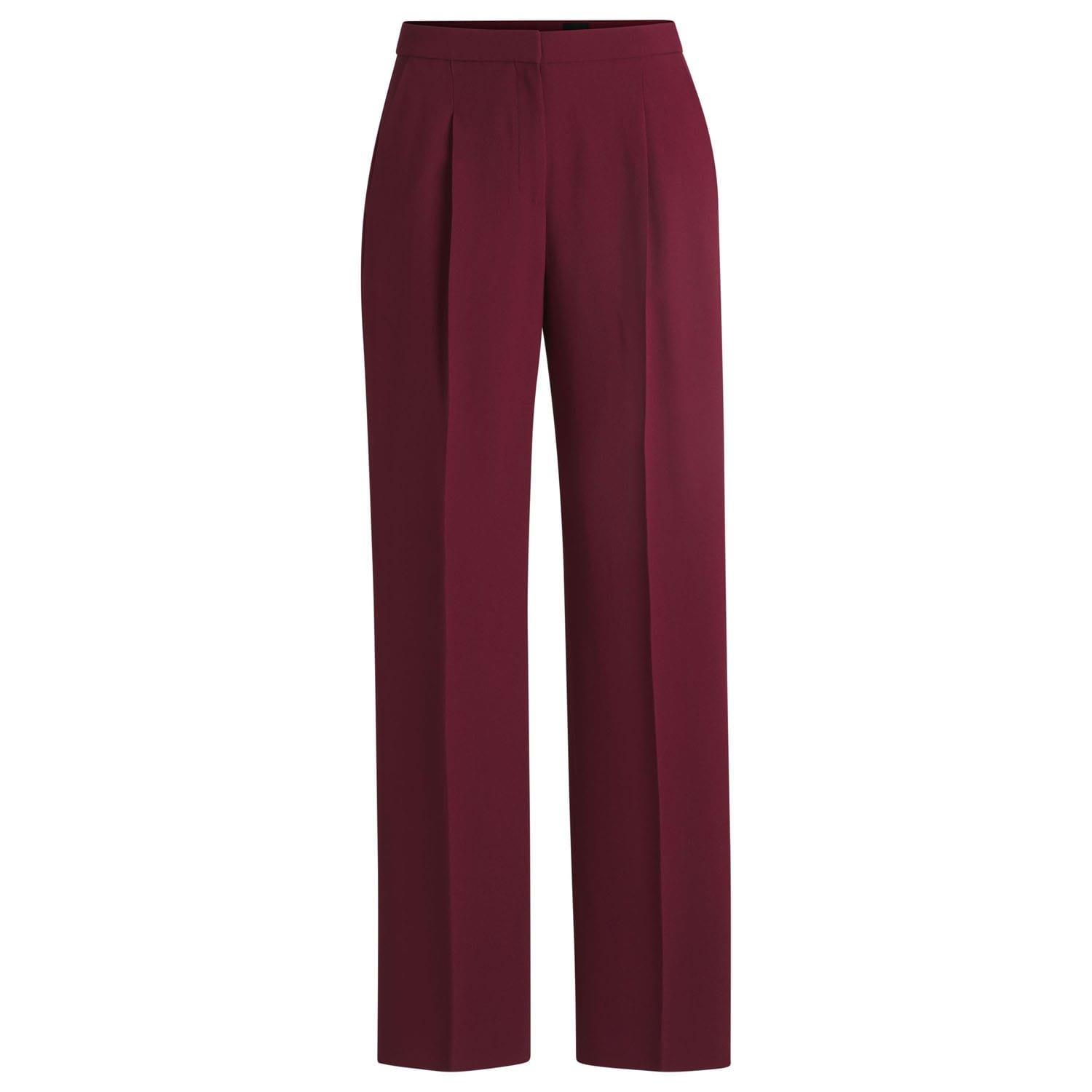 Red - Boss - Tozera Regular-Fit Trousers - 4