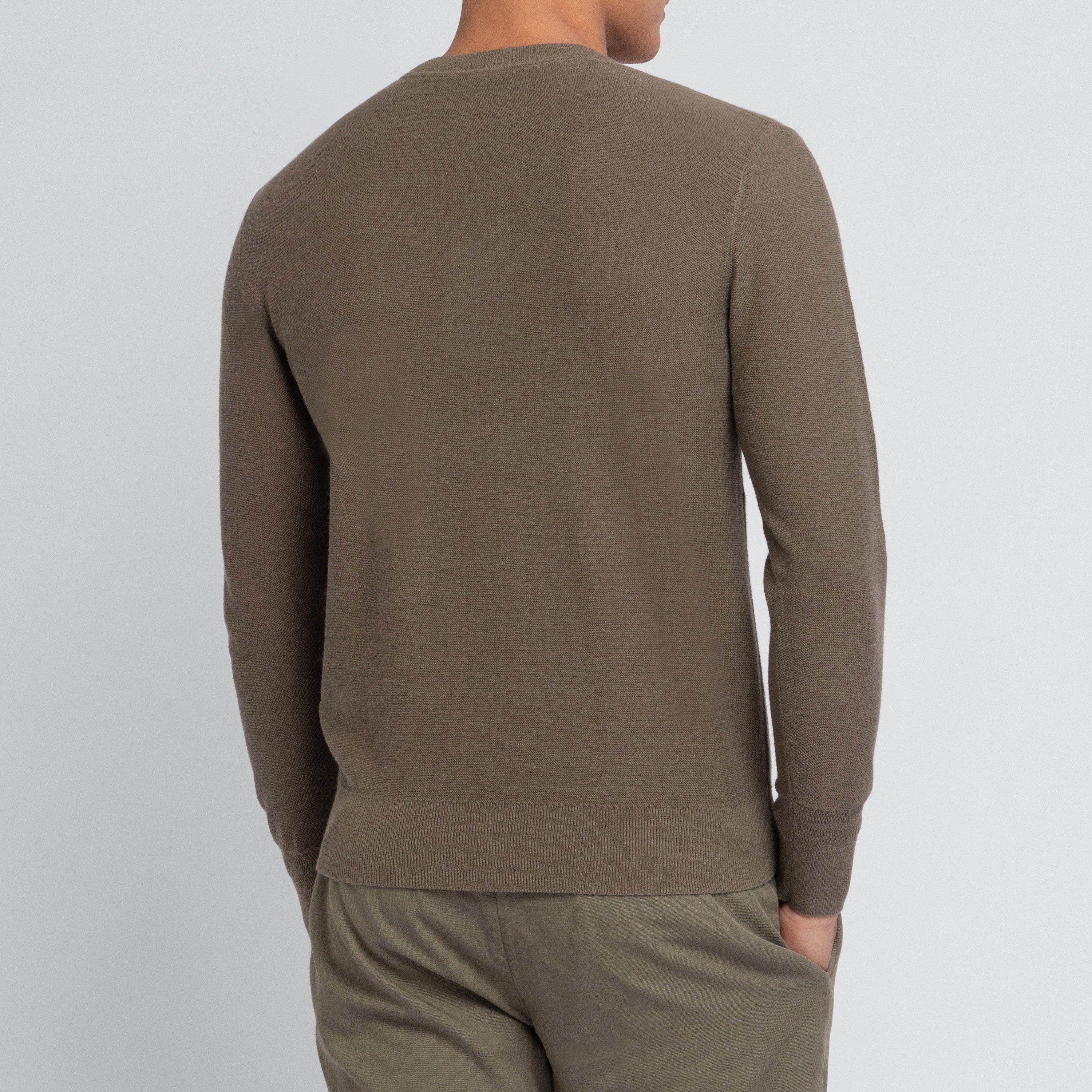 Kam11 - Eden Park - Light blue jumper in a linen blend - 4