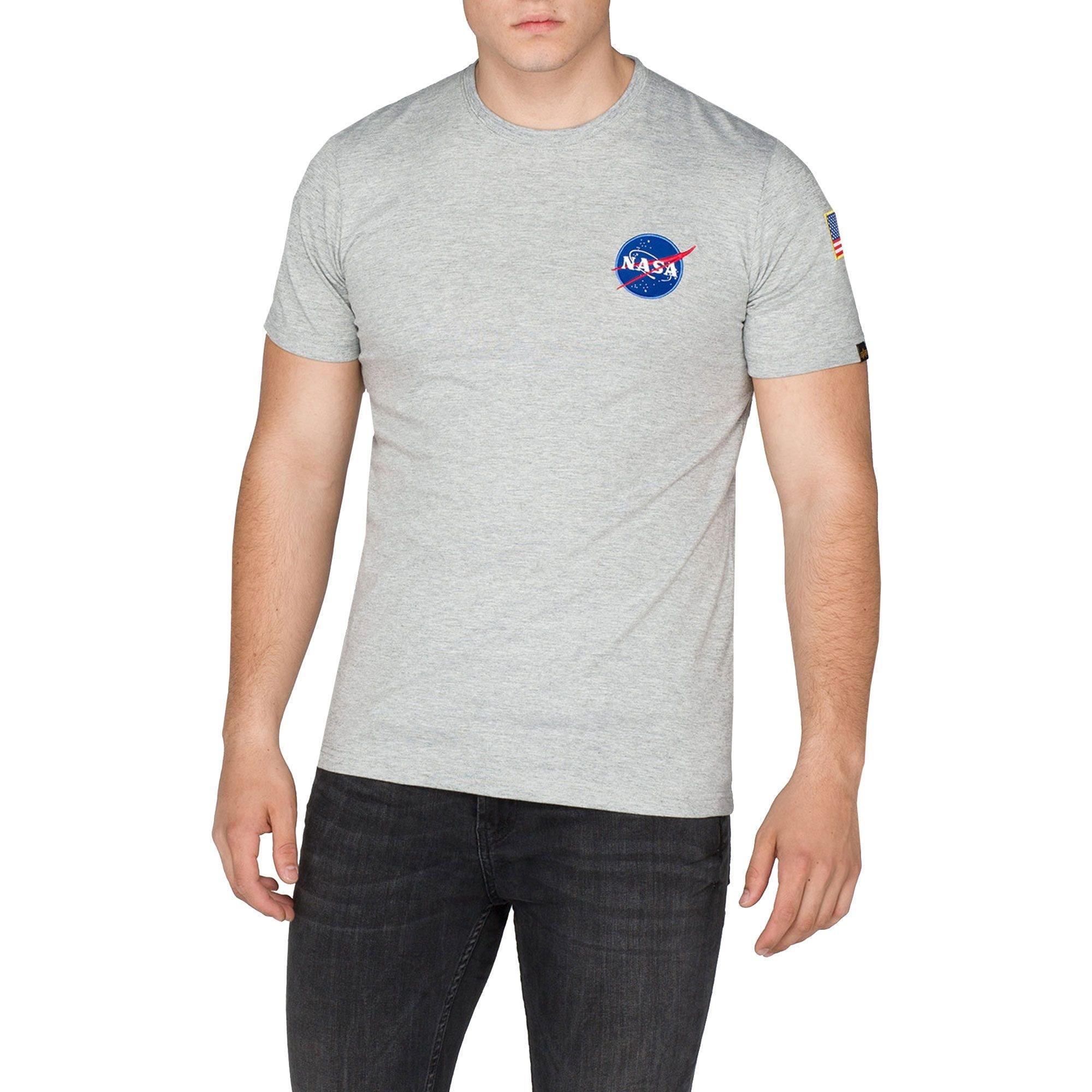 17 Grey Heather - Alpha Industries - Space Shuttle T-Shirt - 2