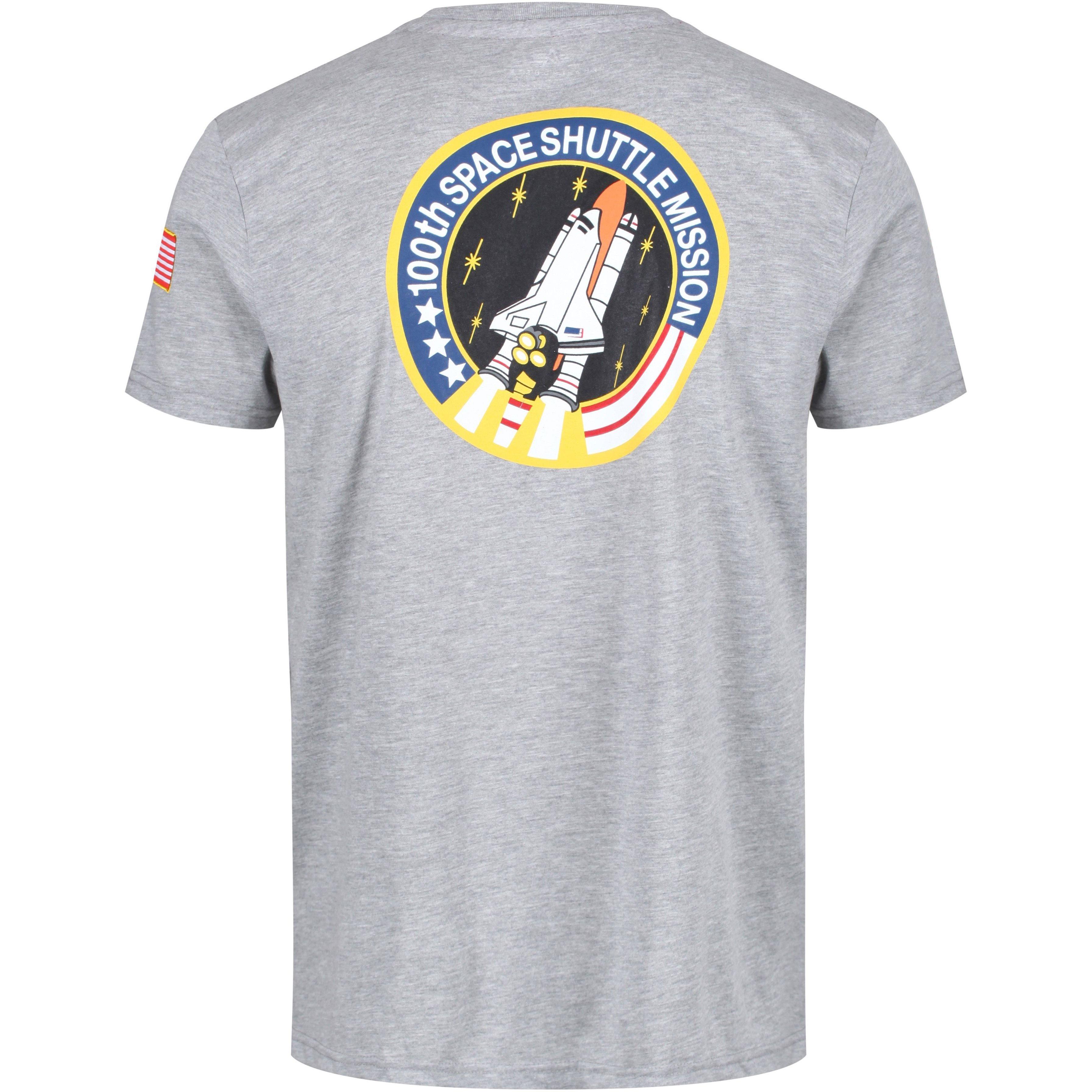 17 Grey Heather - Alpha Industries - Space Shuttle T-Shirt - 4