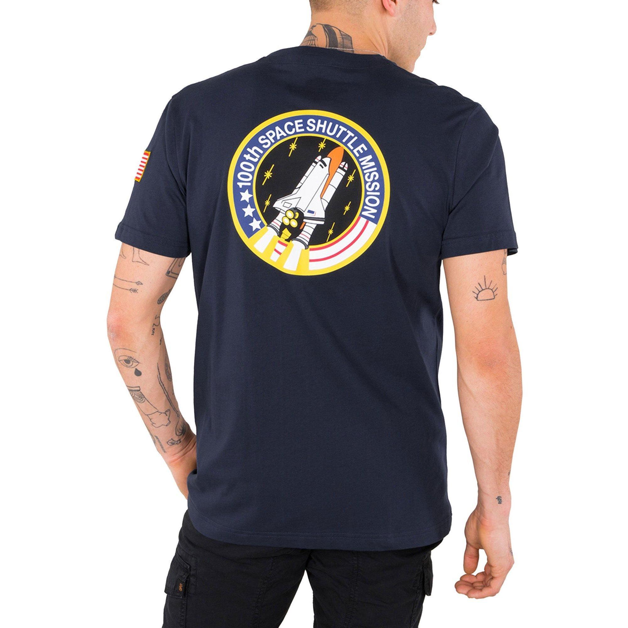 07 Rep.Blue - Alpha Industries - Space Shuttle T-Shirt - 3