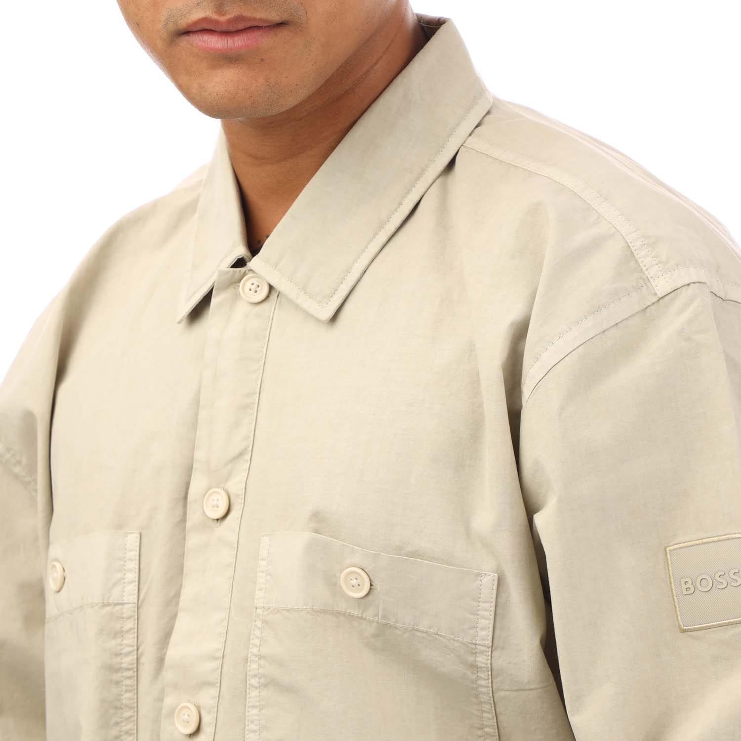 Beige - Boss - Locky 2 Overshirt - 2